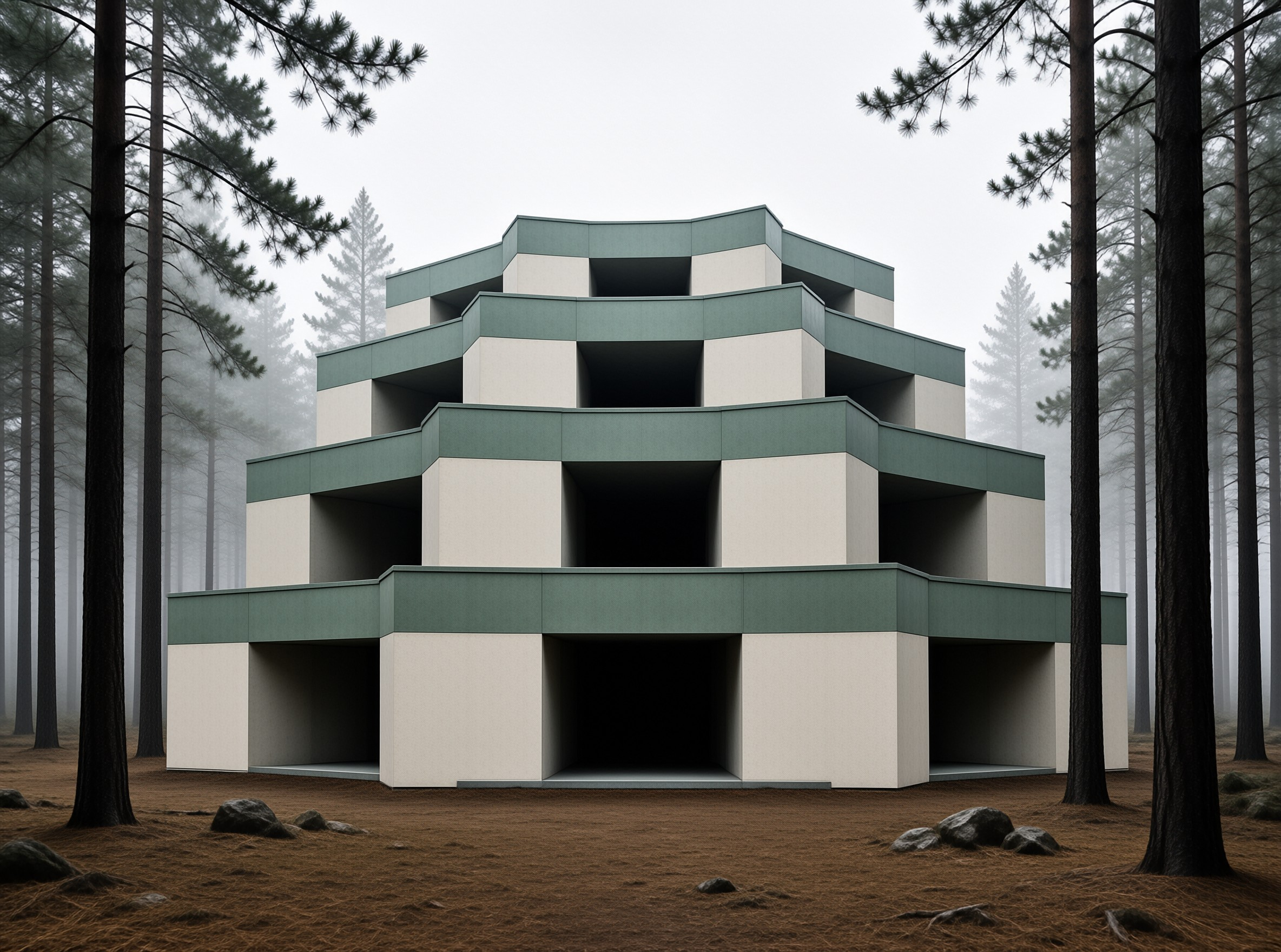 Tiered Concrete Architecture