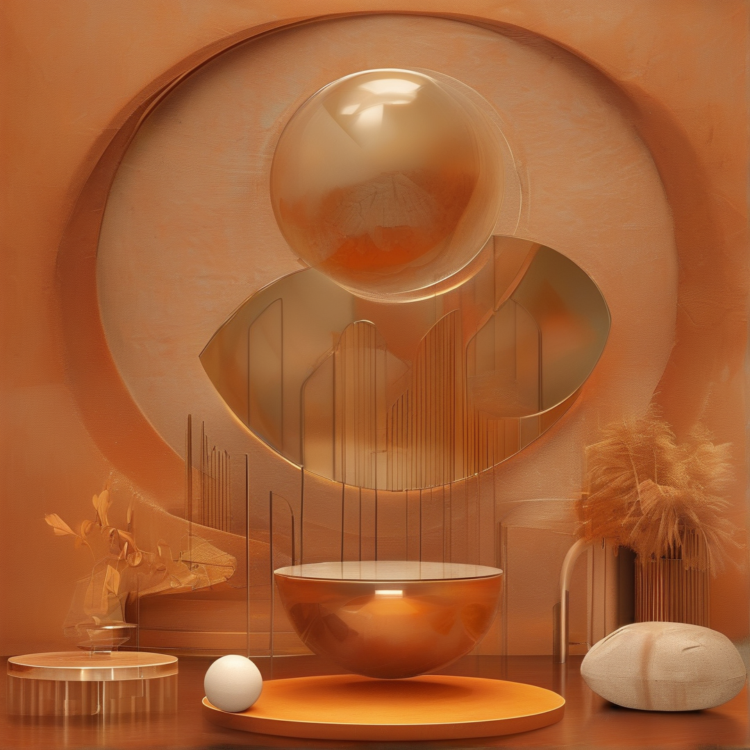Surreal Orange Geometry