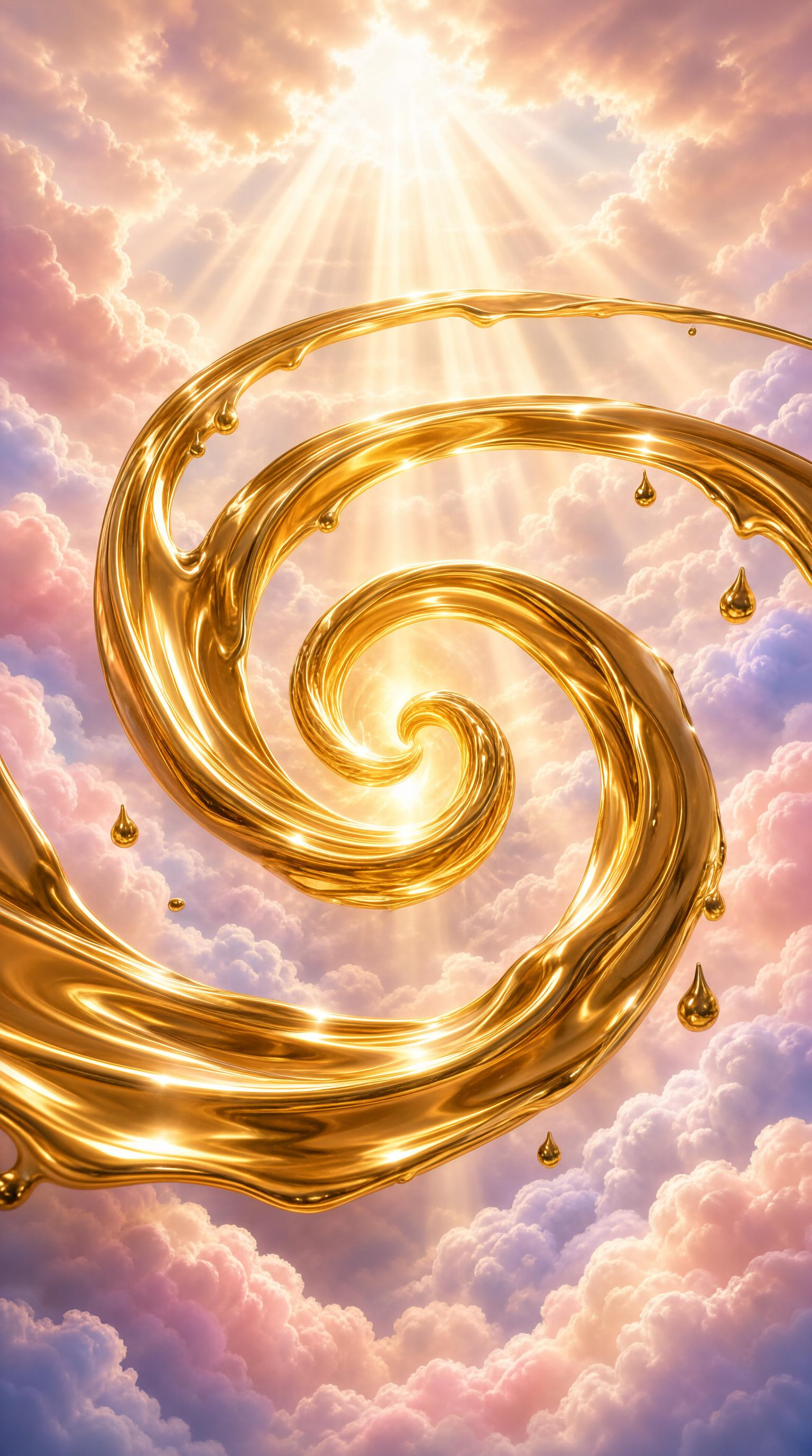 Golden Spiral in Sky