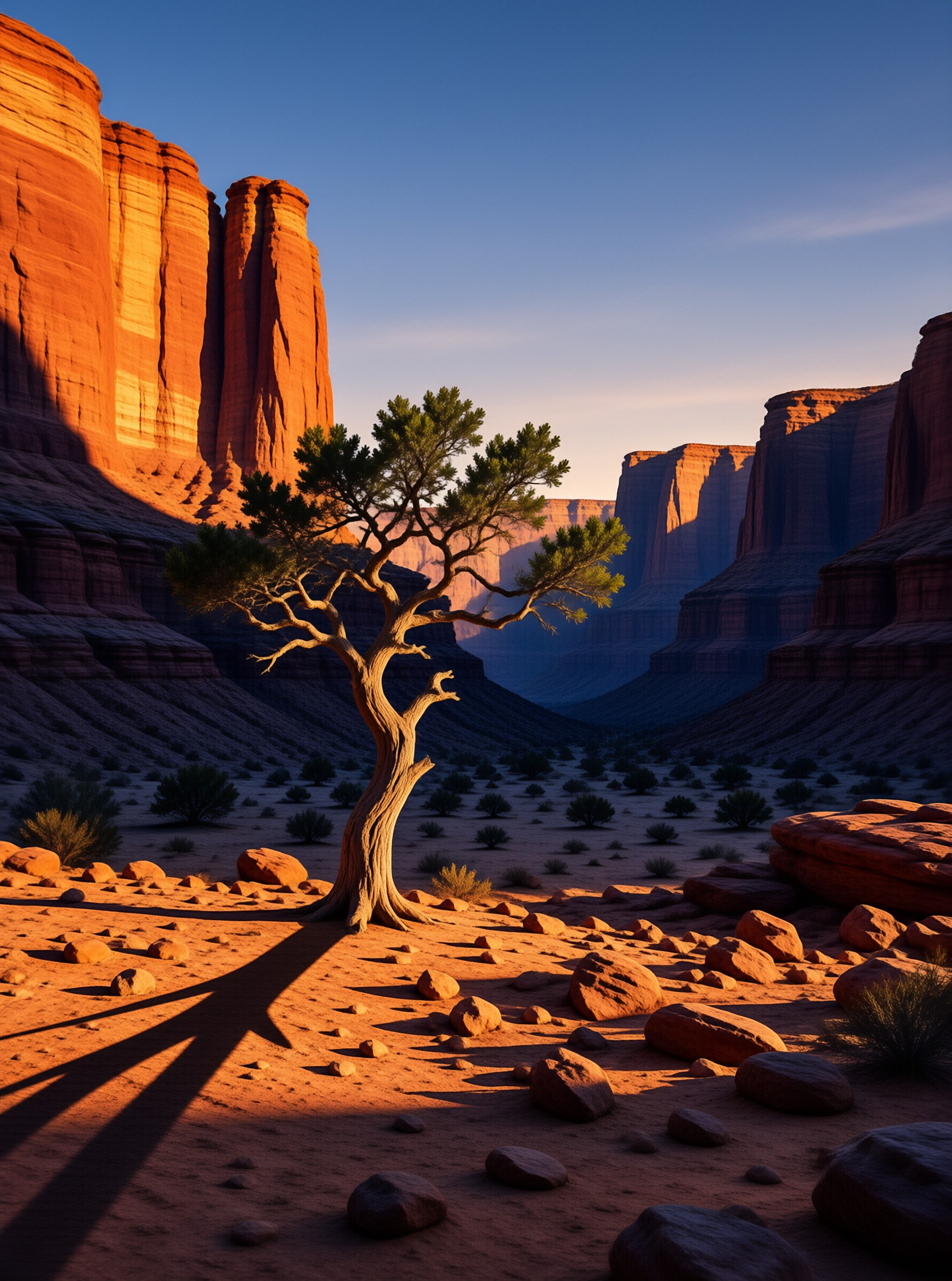 Lone Tree in Red Canyon