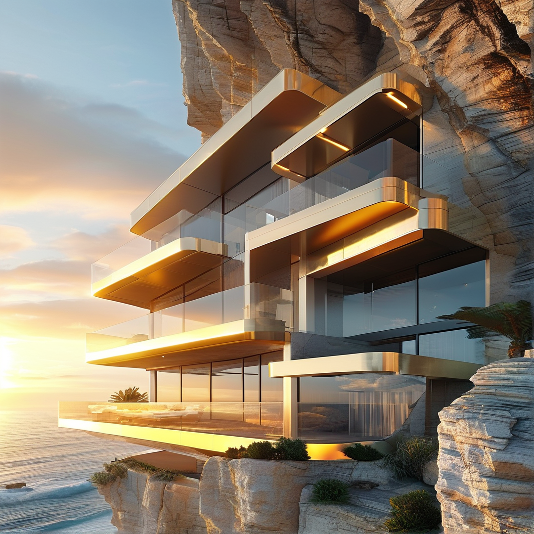 Cliffside Modern Villa