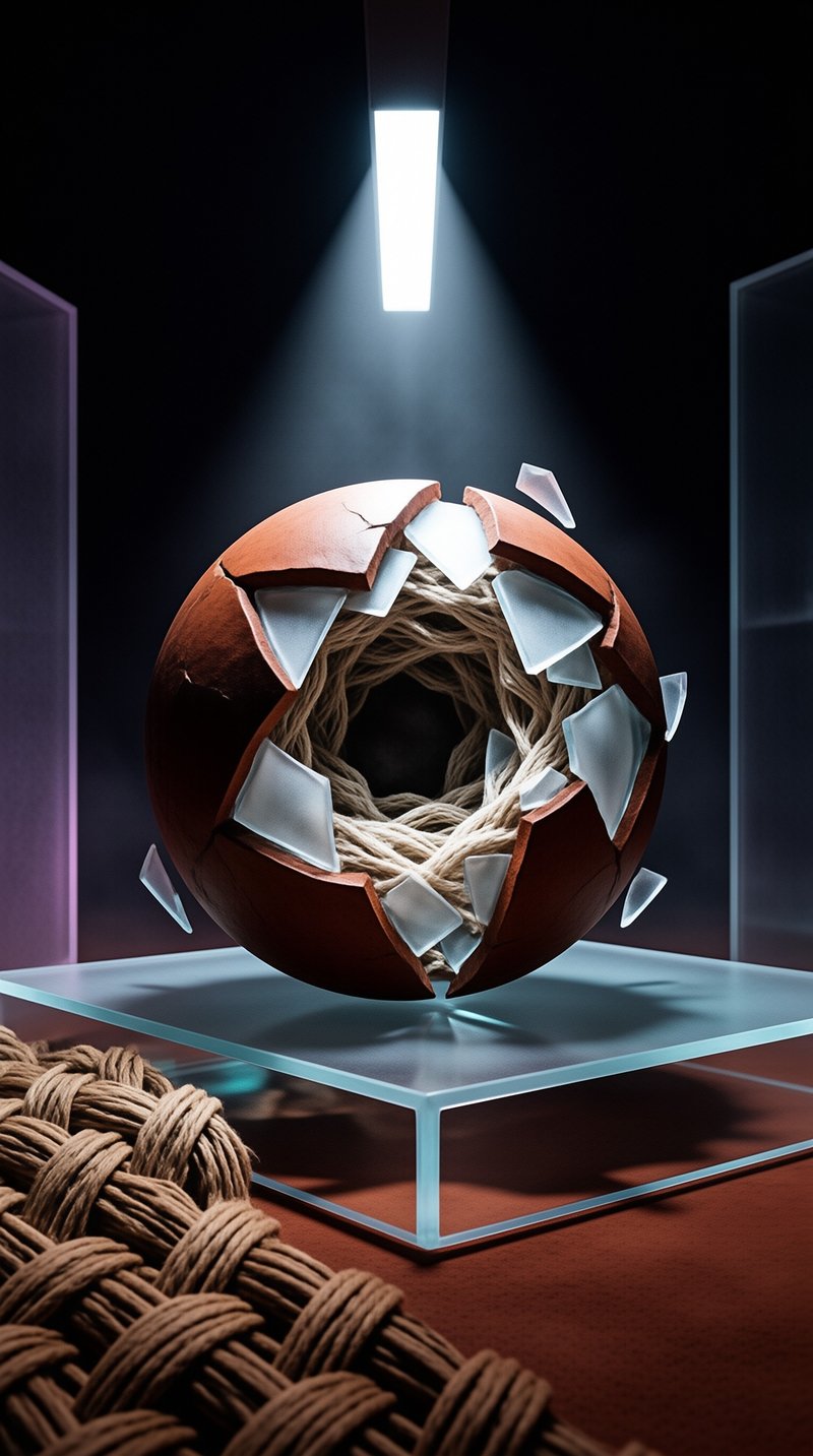 Shattered Orb with Rope Nest