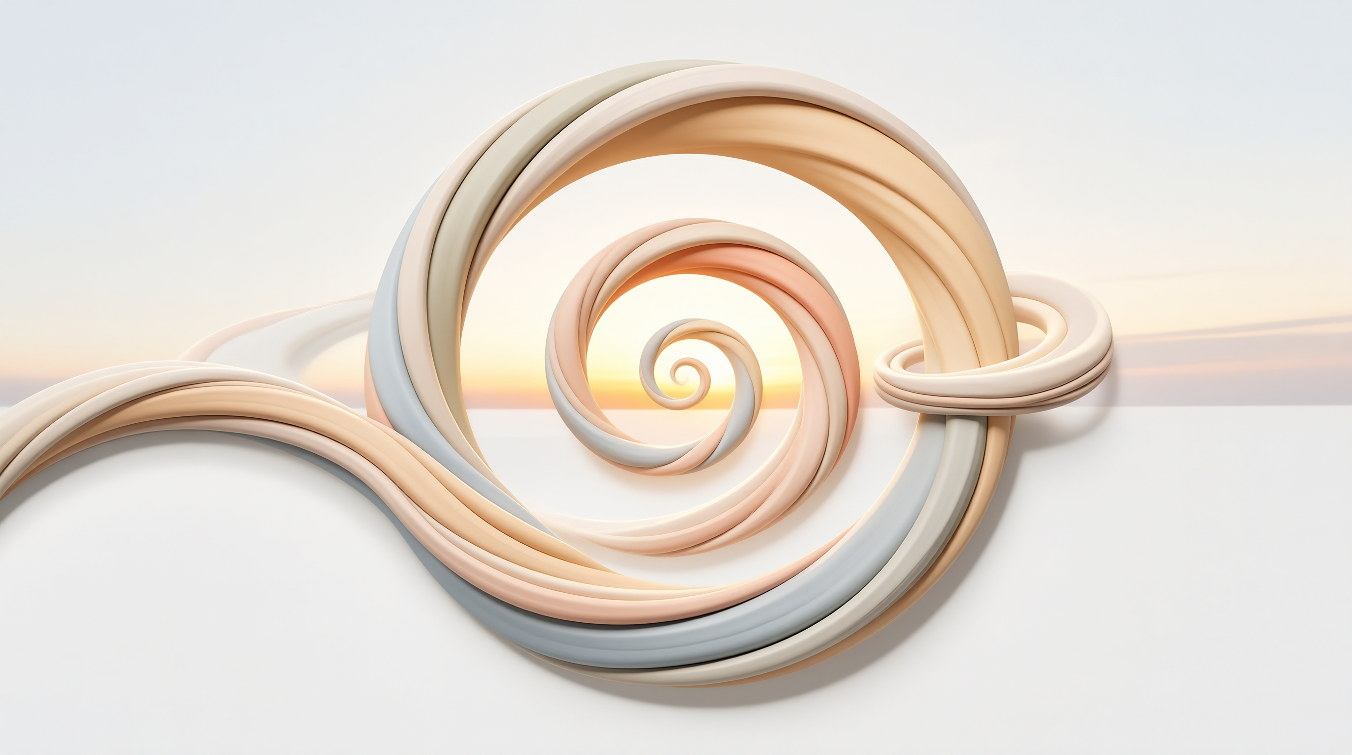 Abstract 3D Spiral Forms