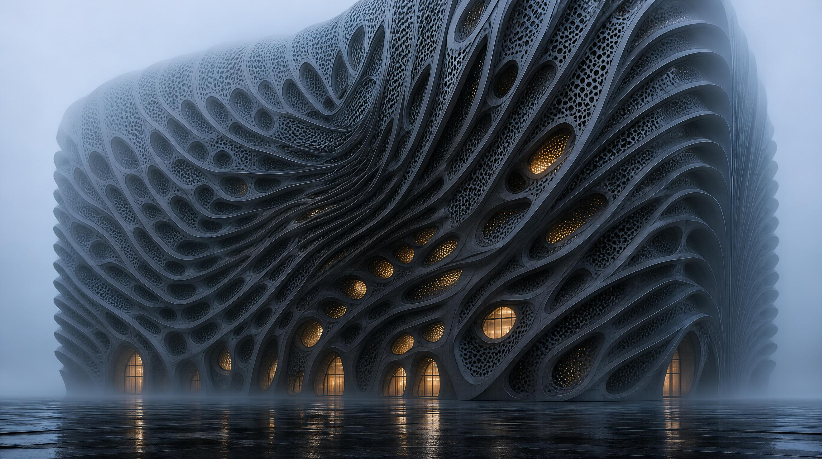 Futuristic Architectural Structure