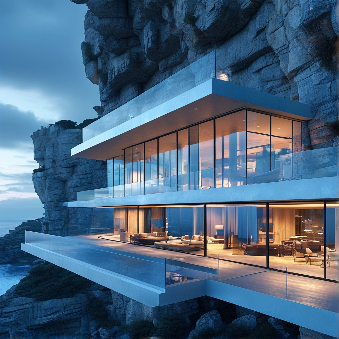 Modern Cliffside Villa