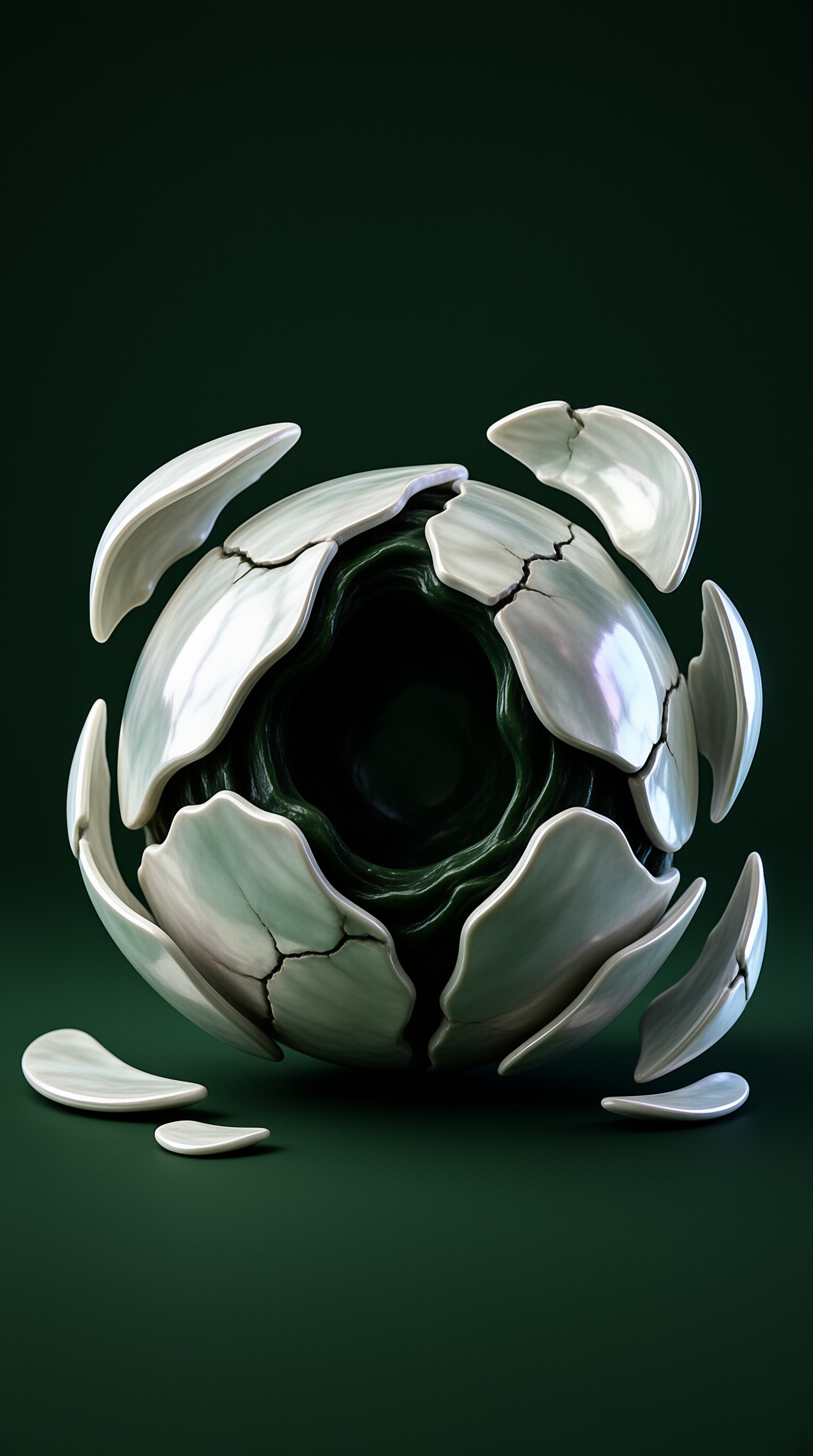 Shattering Pearl Sphere