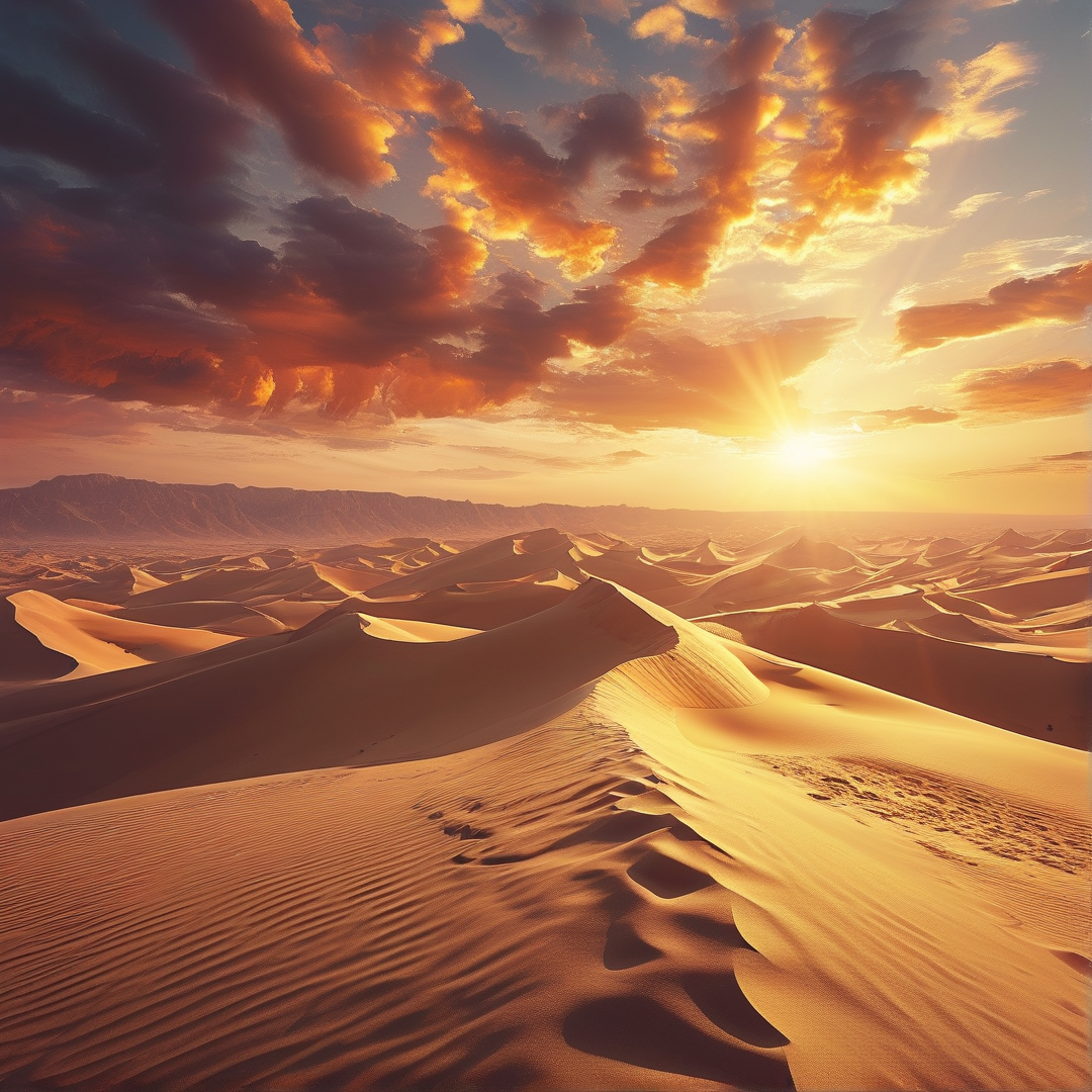 Desert Sunset Dunes