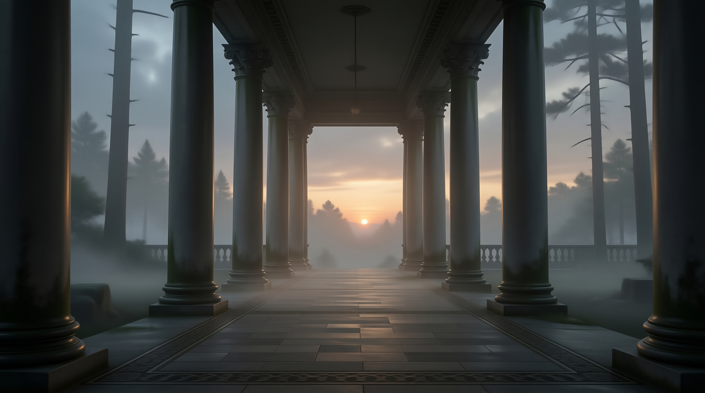 Misty Column Corridor