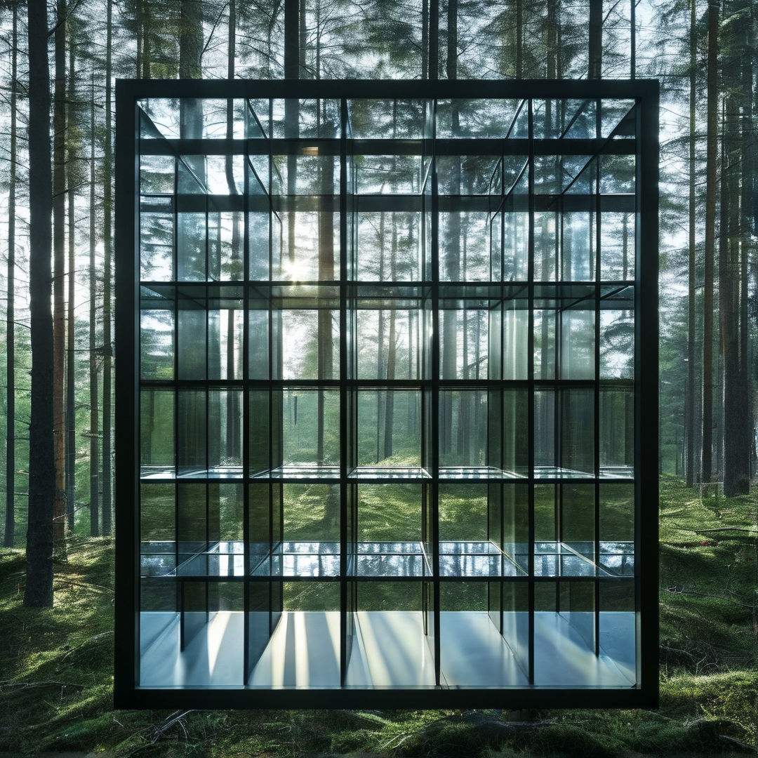 Glass Structure in Forest