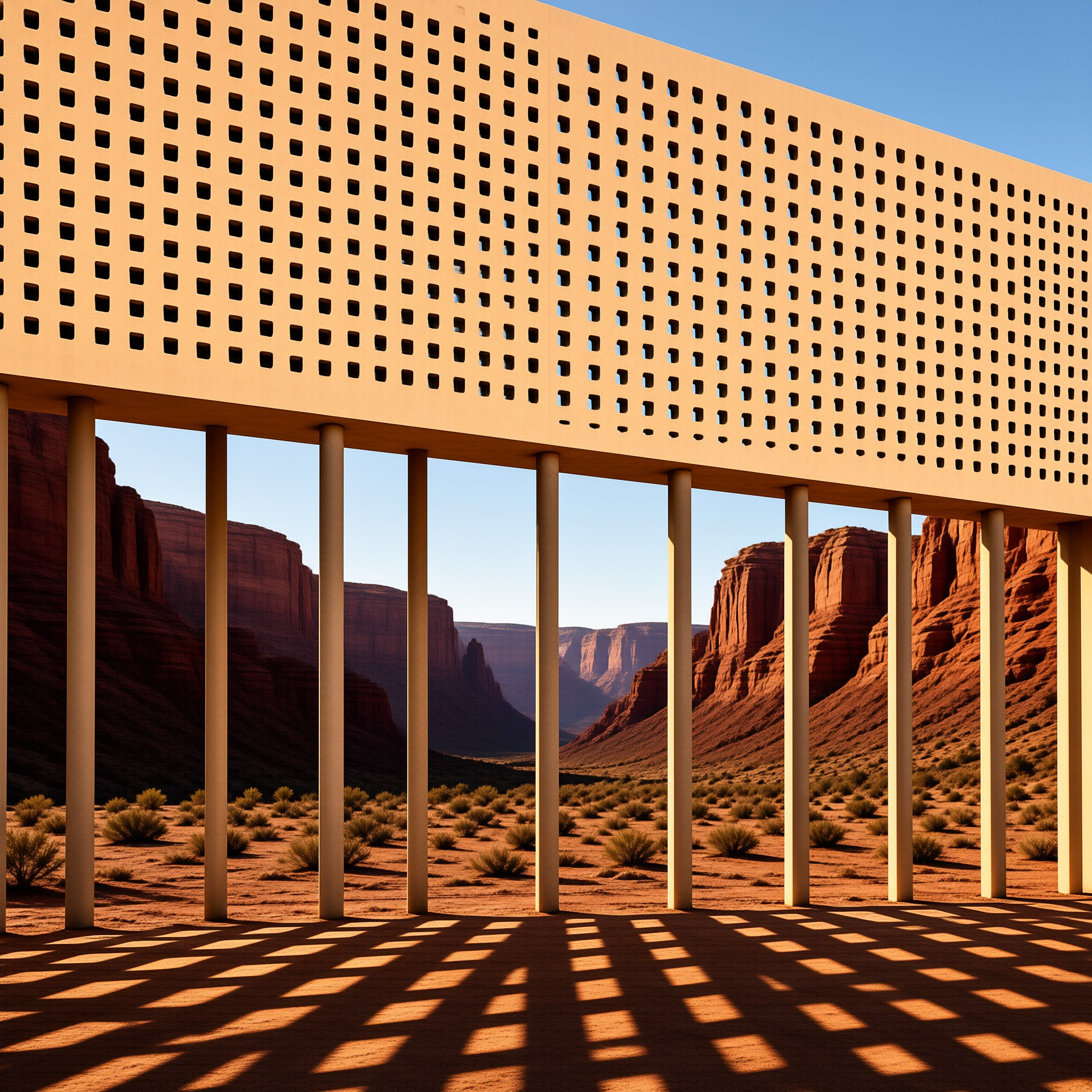 Modern Desert Pavilion