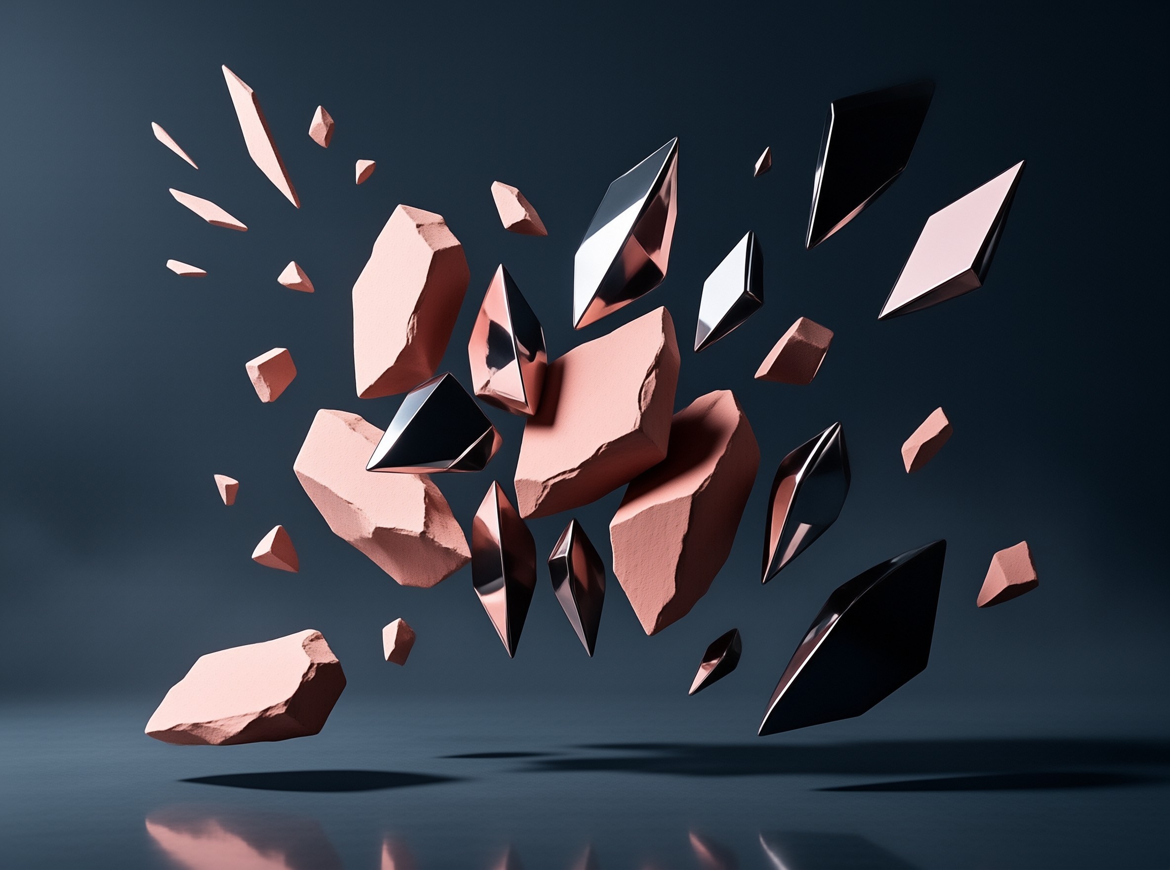 Copper Shattered Fragments