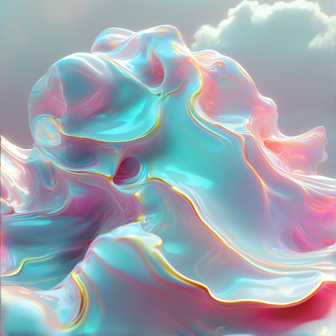 Iridescent Fluid Abstraction