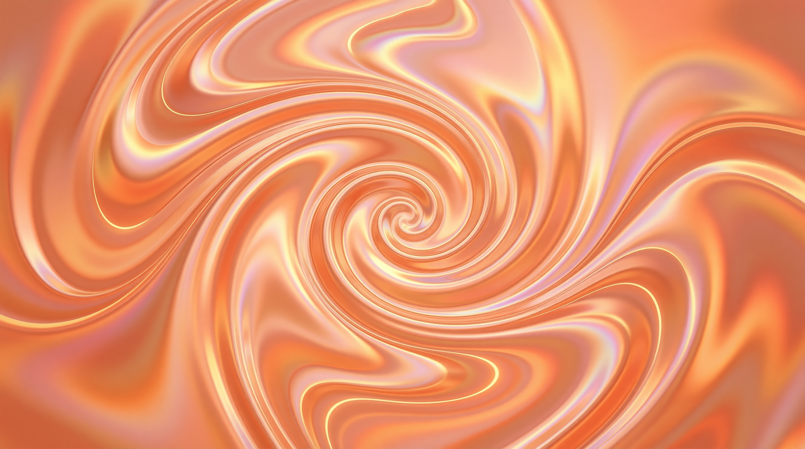Silk Spiral — Liquid Amber Study
