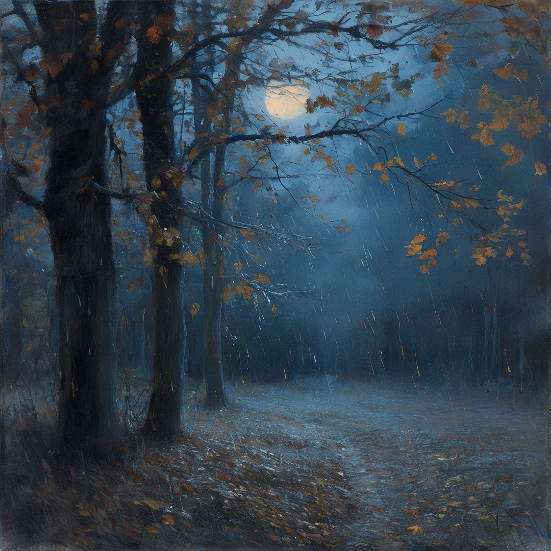 Moonlit Forest Night