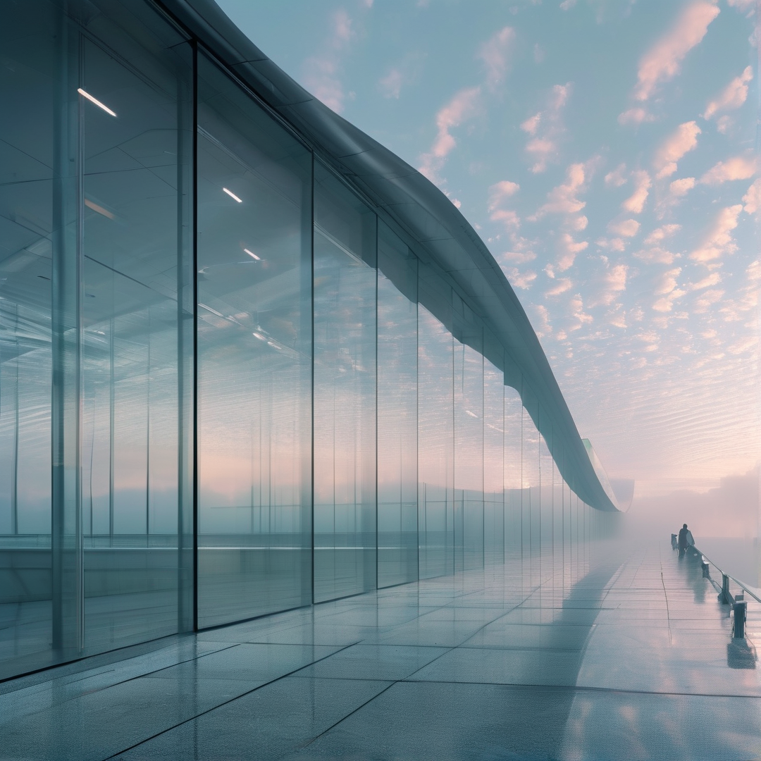 Futuristic Glass Architecture