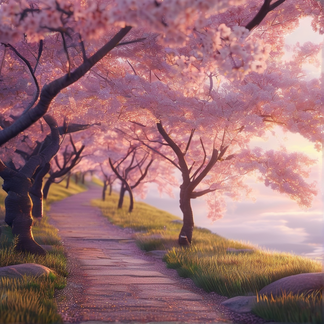 Cherry Blossom Path