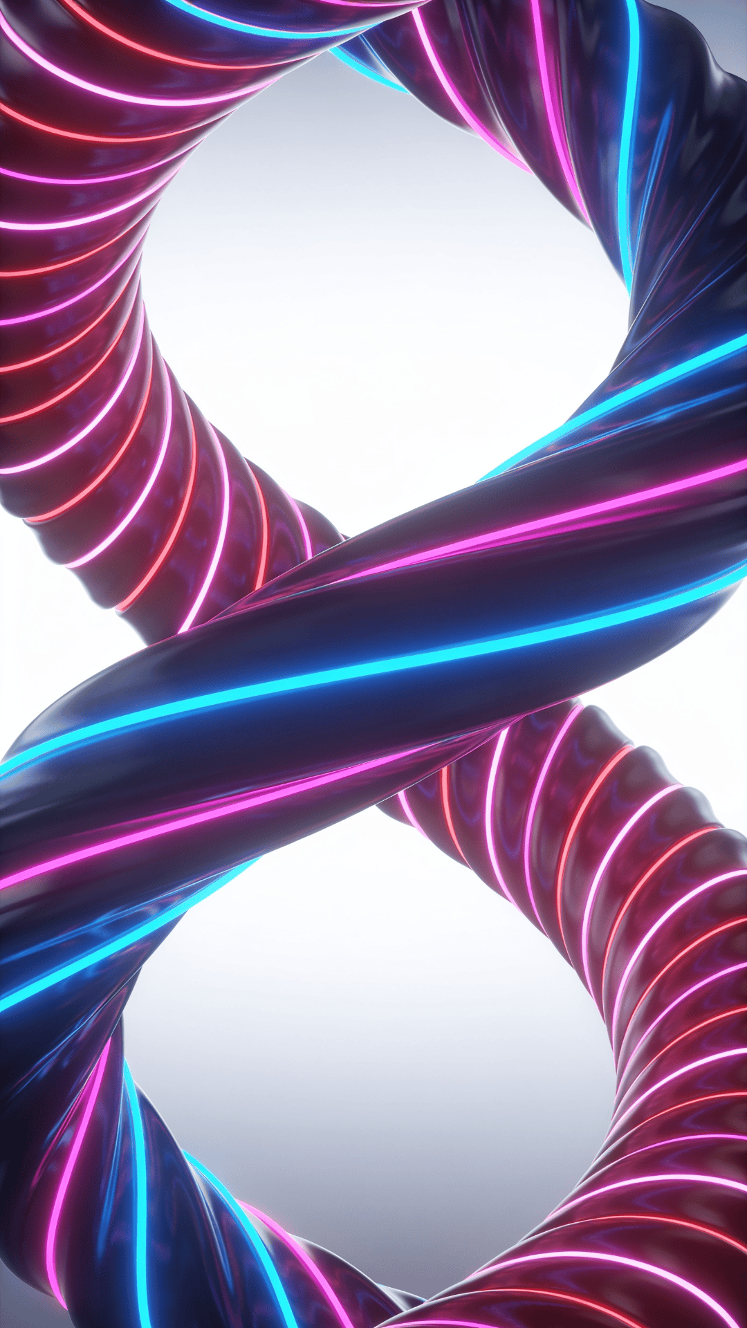 Neon-Lit Spiral