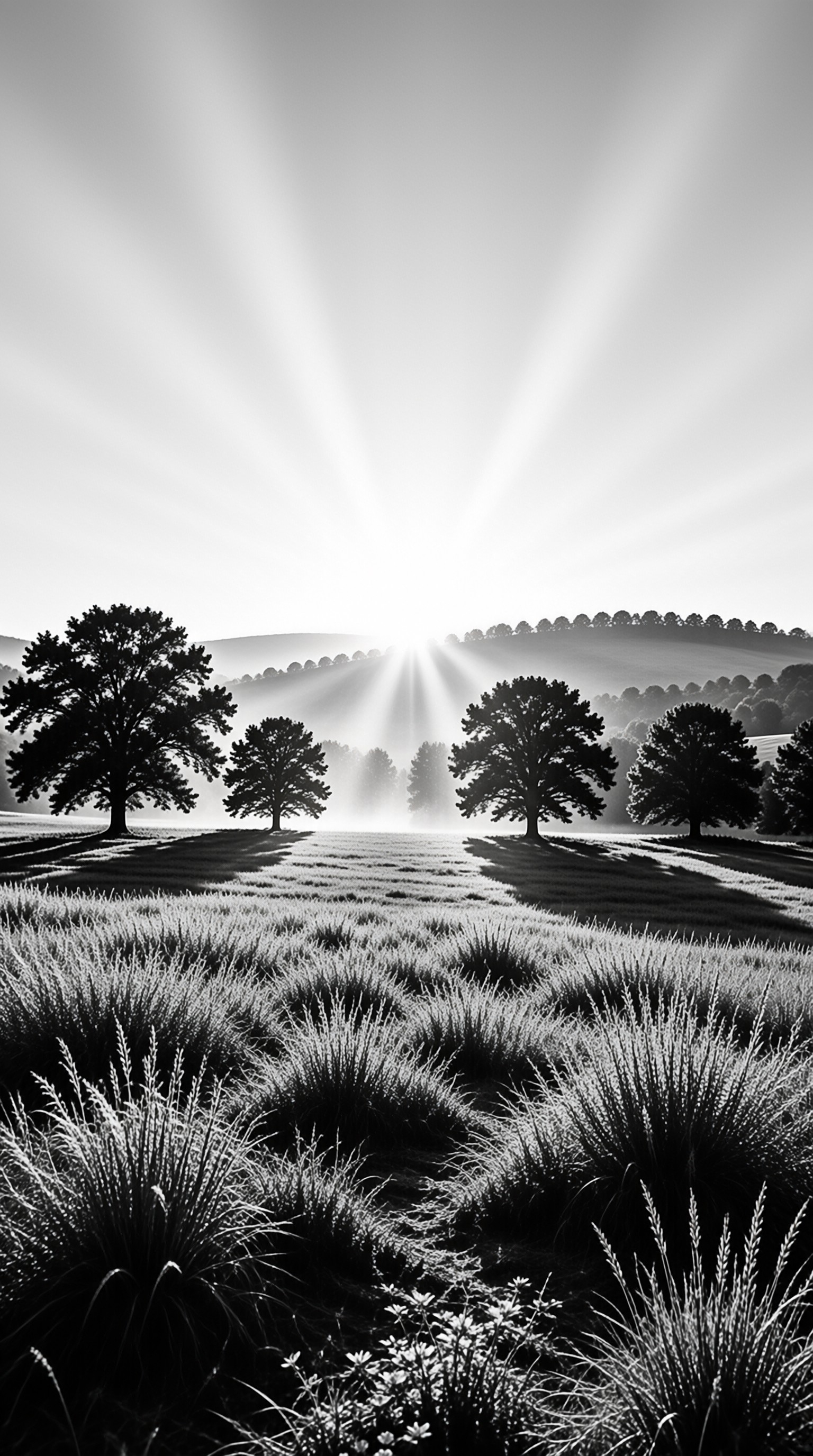 Black and White Landscape