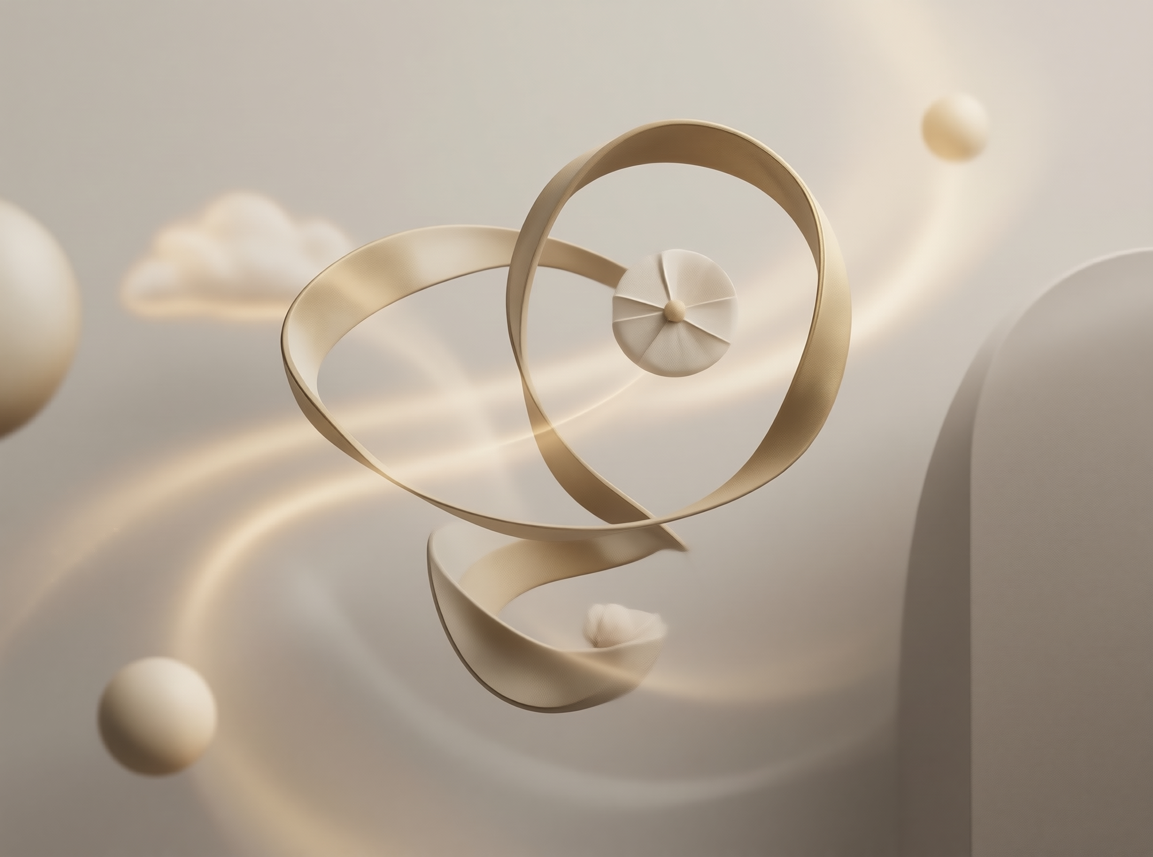 Minimalist Beige Composition