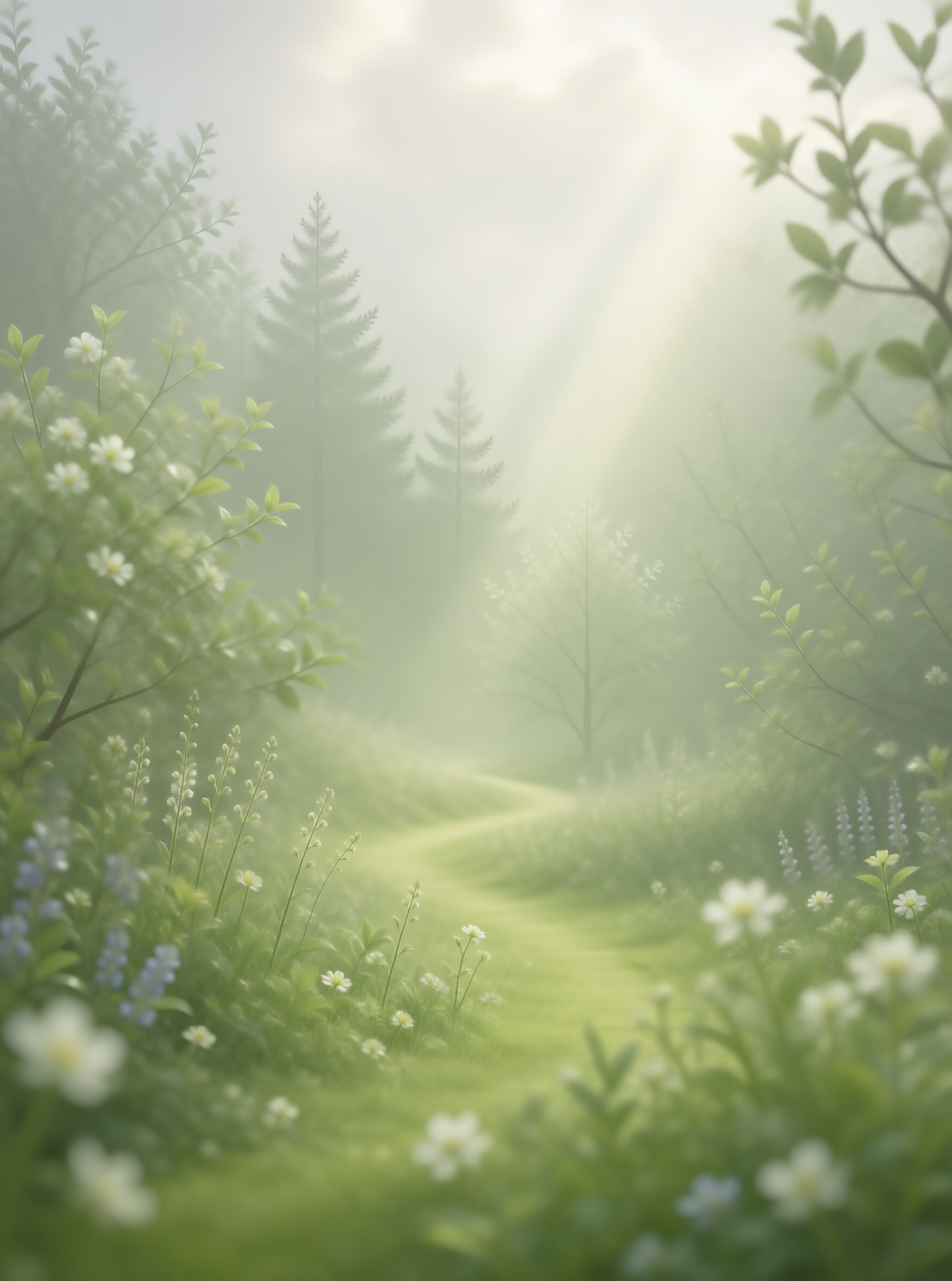 Misty Forest Path