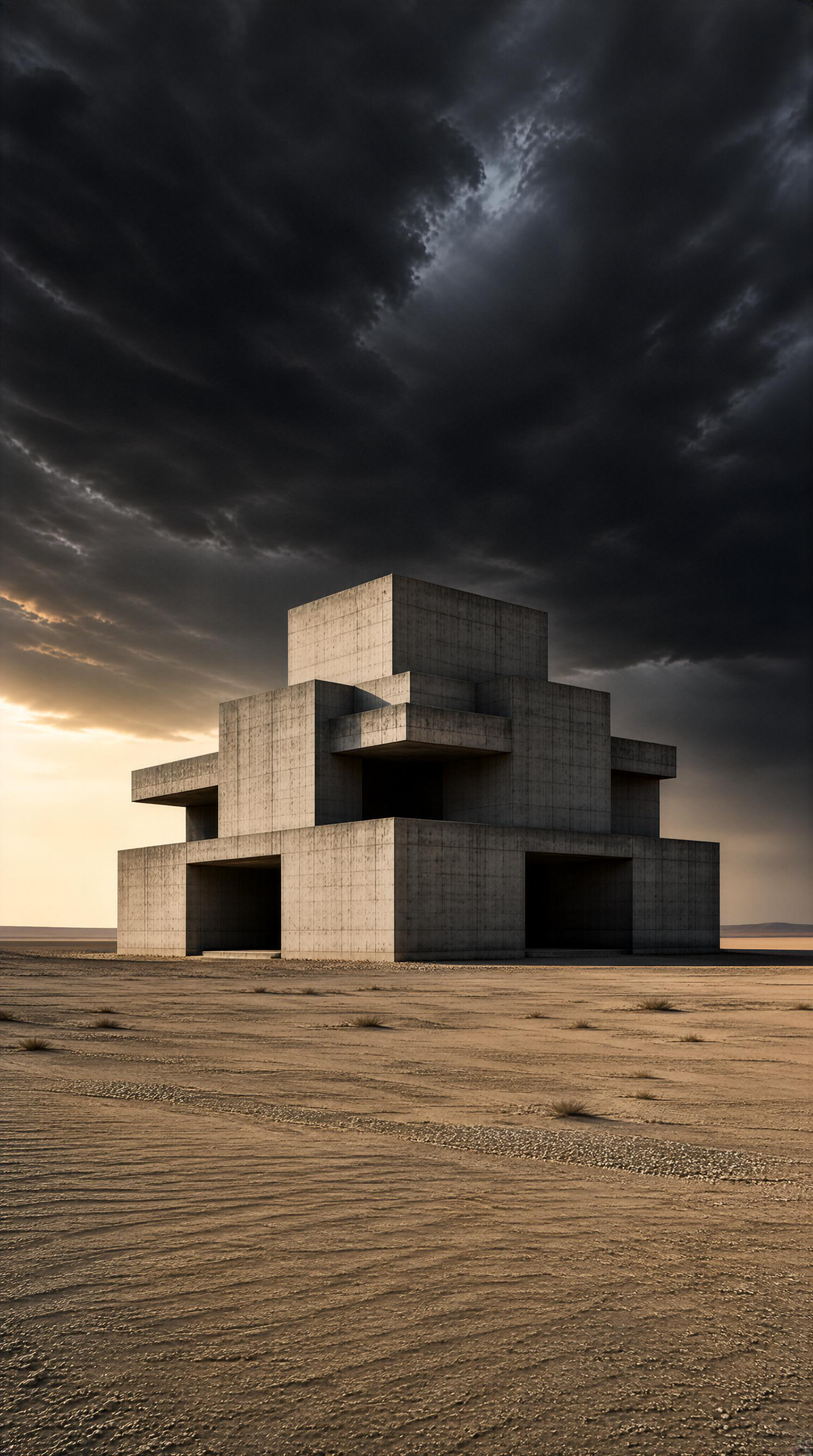 Concrete Structure in Desert