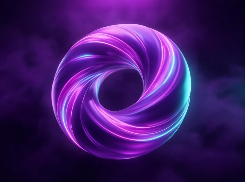 Glowing Purple Torus
