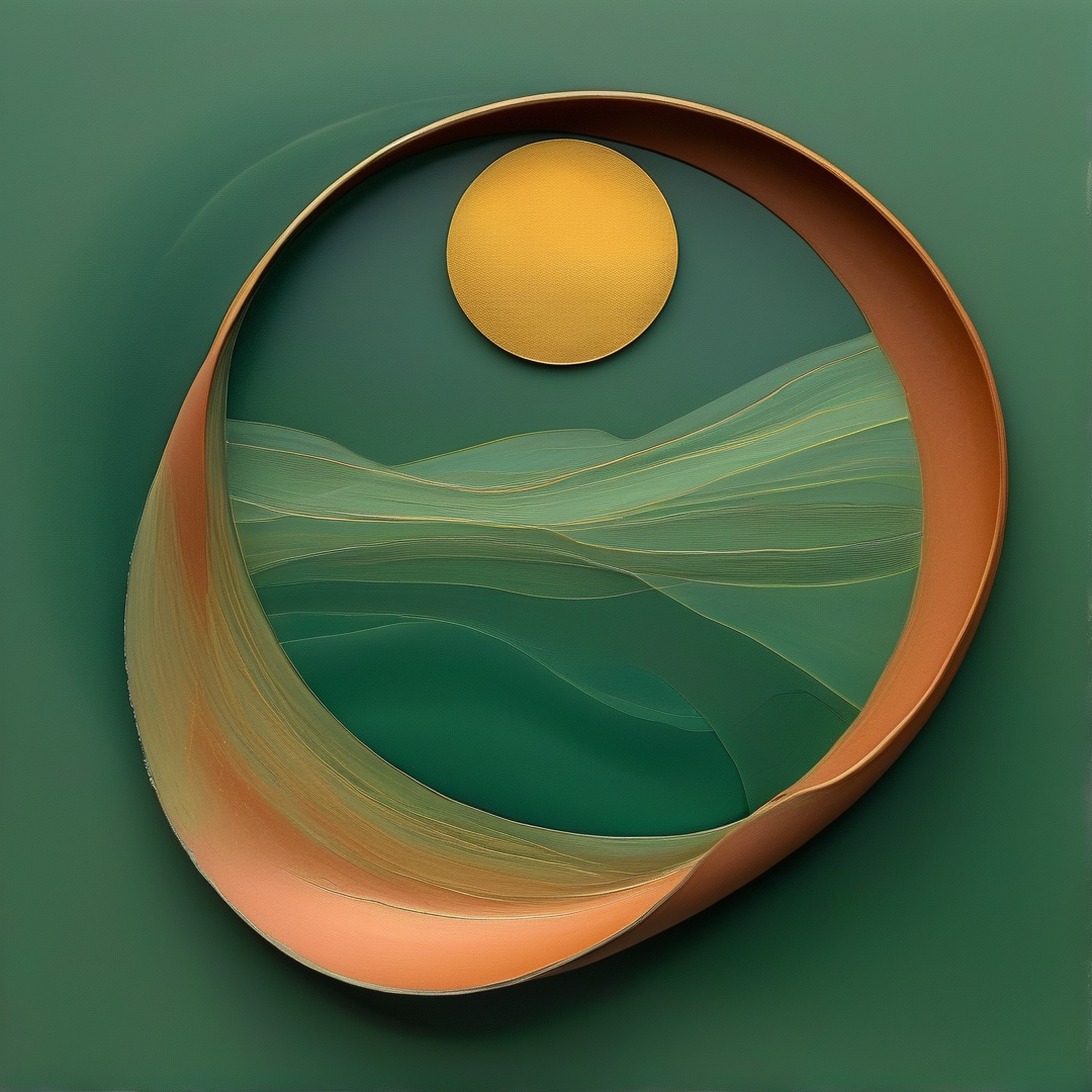 Abstract Circular Landscape