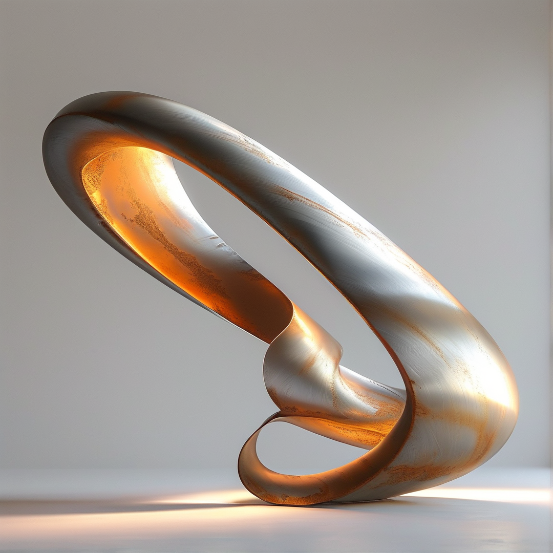 Abstract Metallic Sculpture
