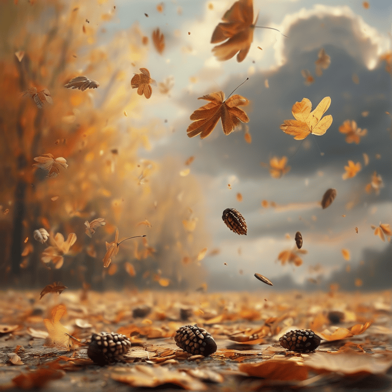 Golden Autumn Leaves