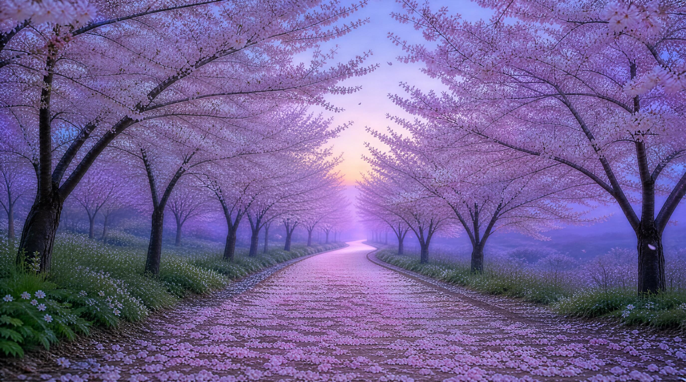 Cherry Blossom Path