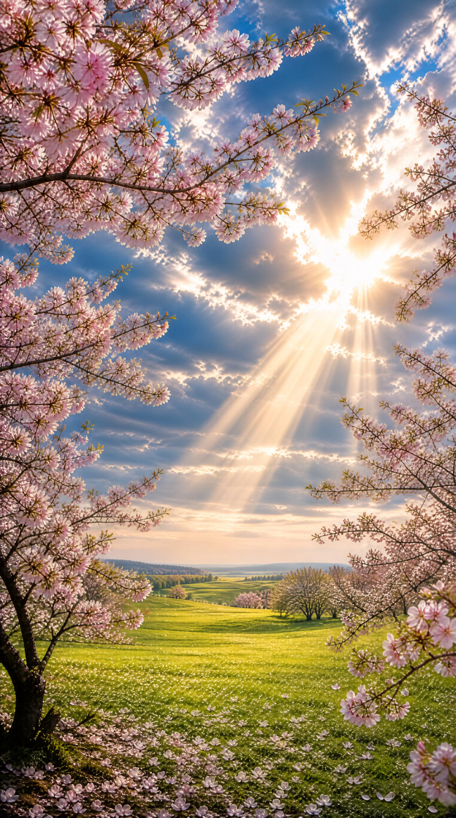 Cherry Blossom Sunrise