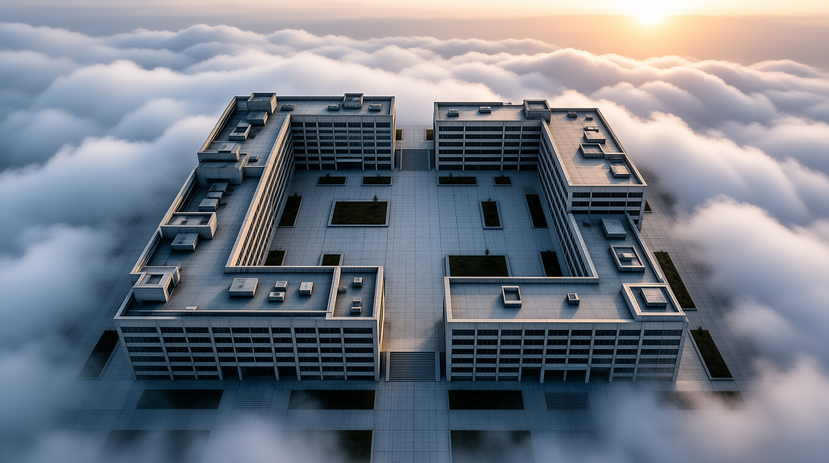 Corporate Campus Above the Clouds