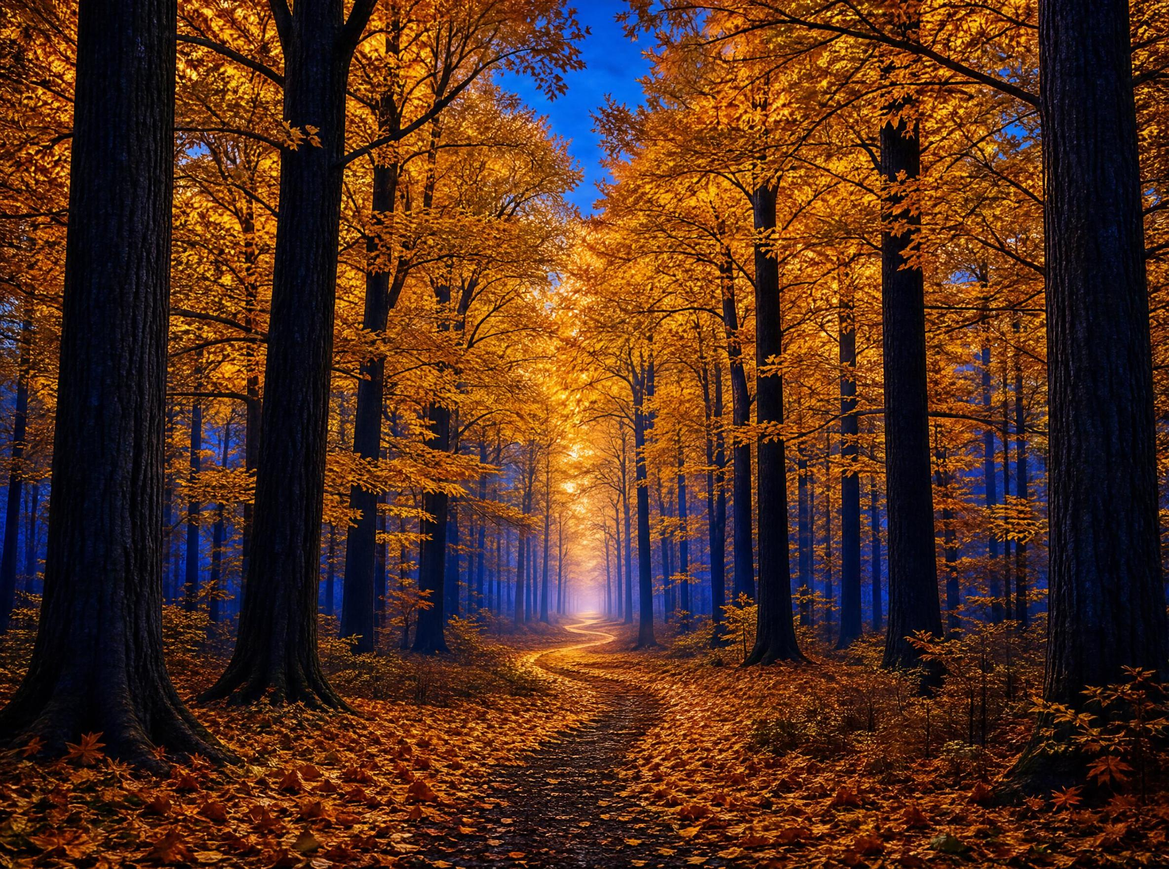 Autumn Forest Path