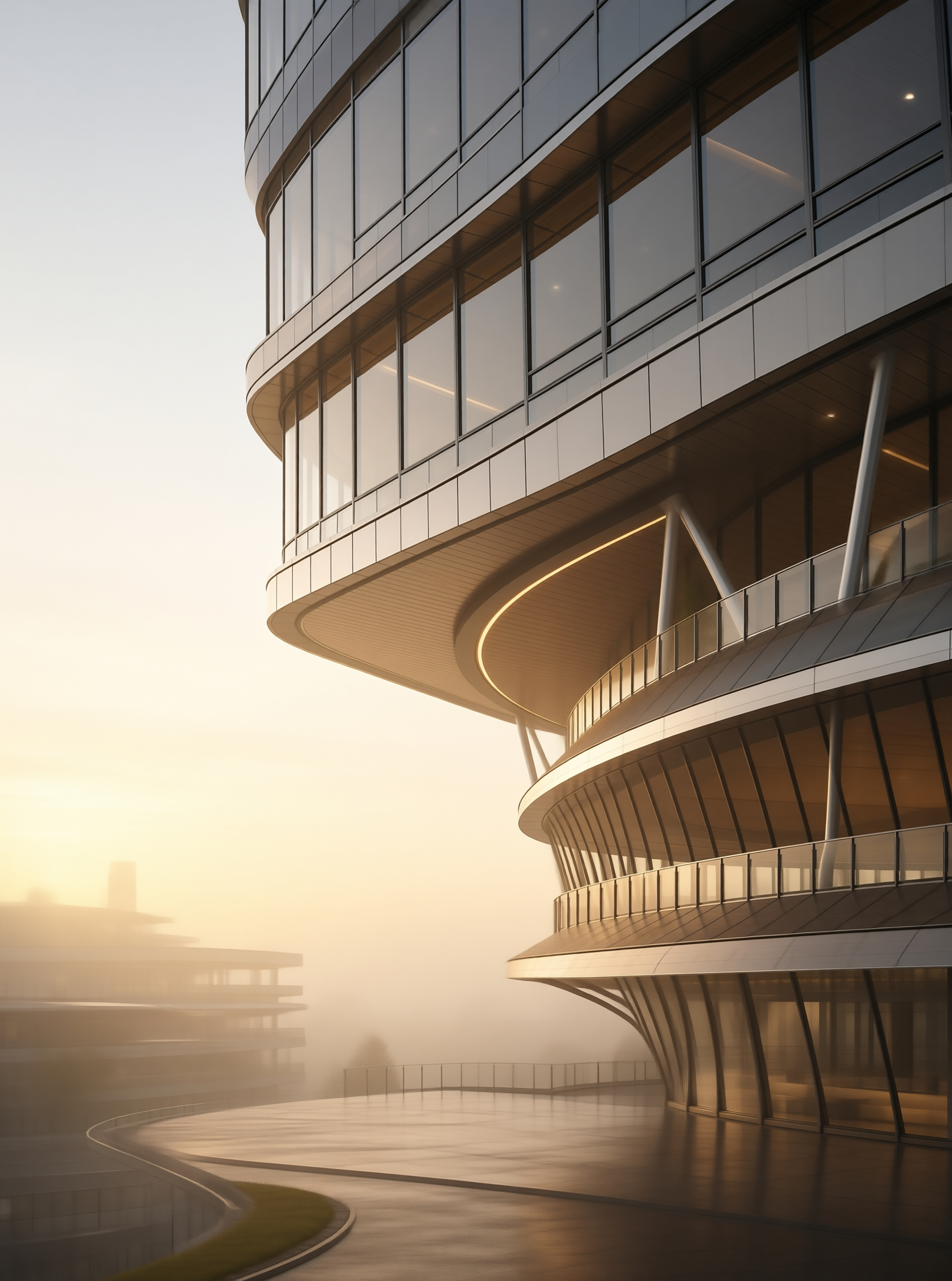 Modern Curved Architecture