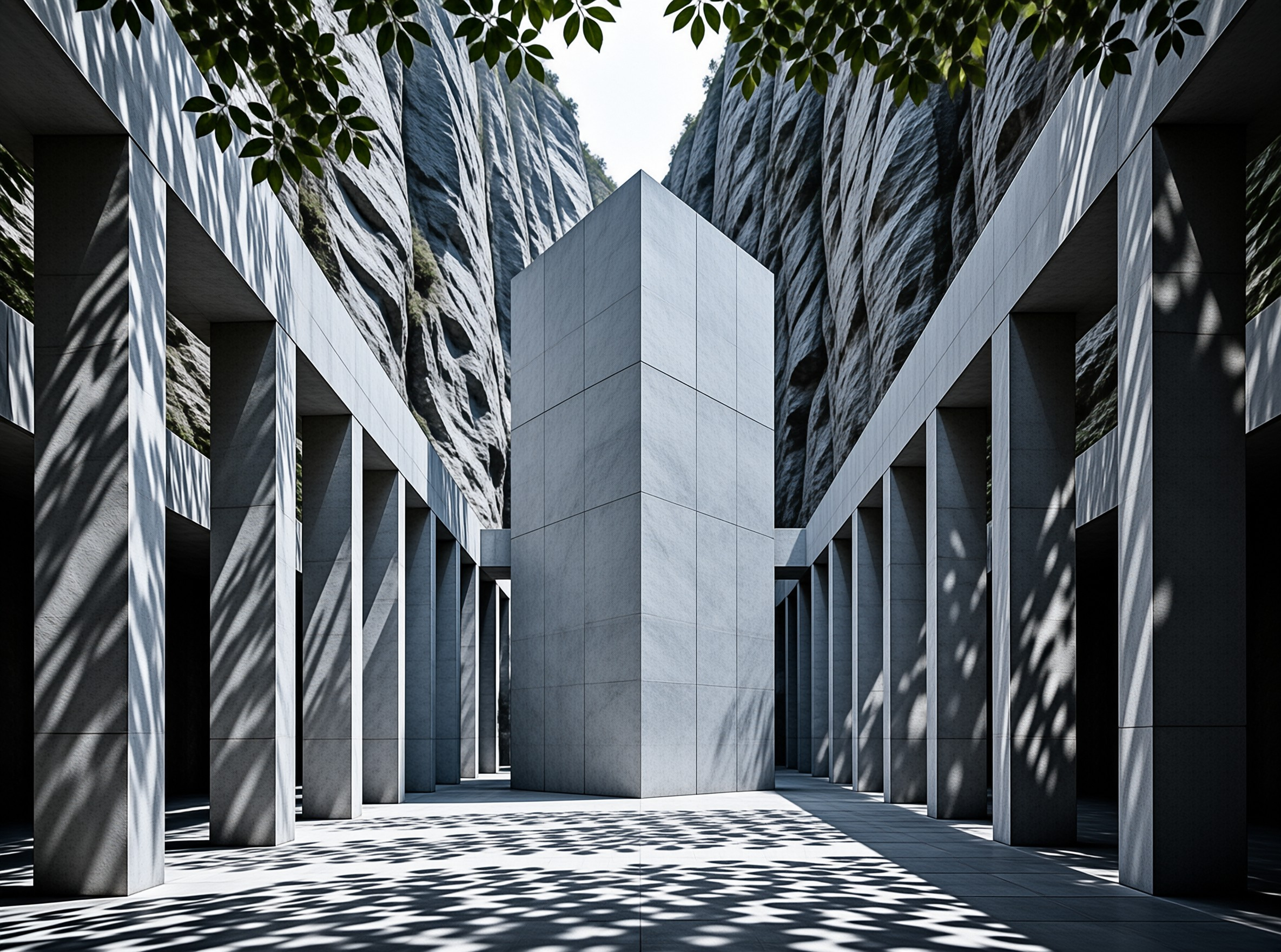 Minimalist Concrete Structure