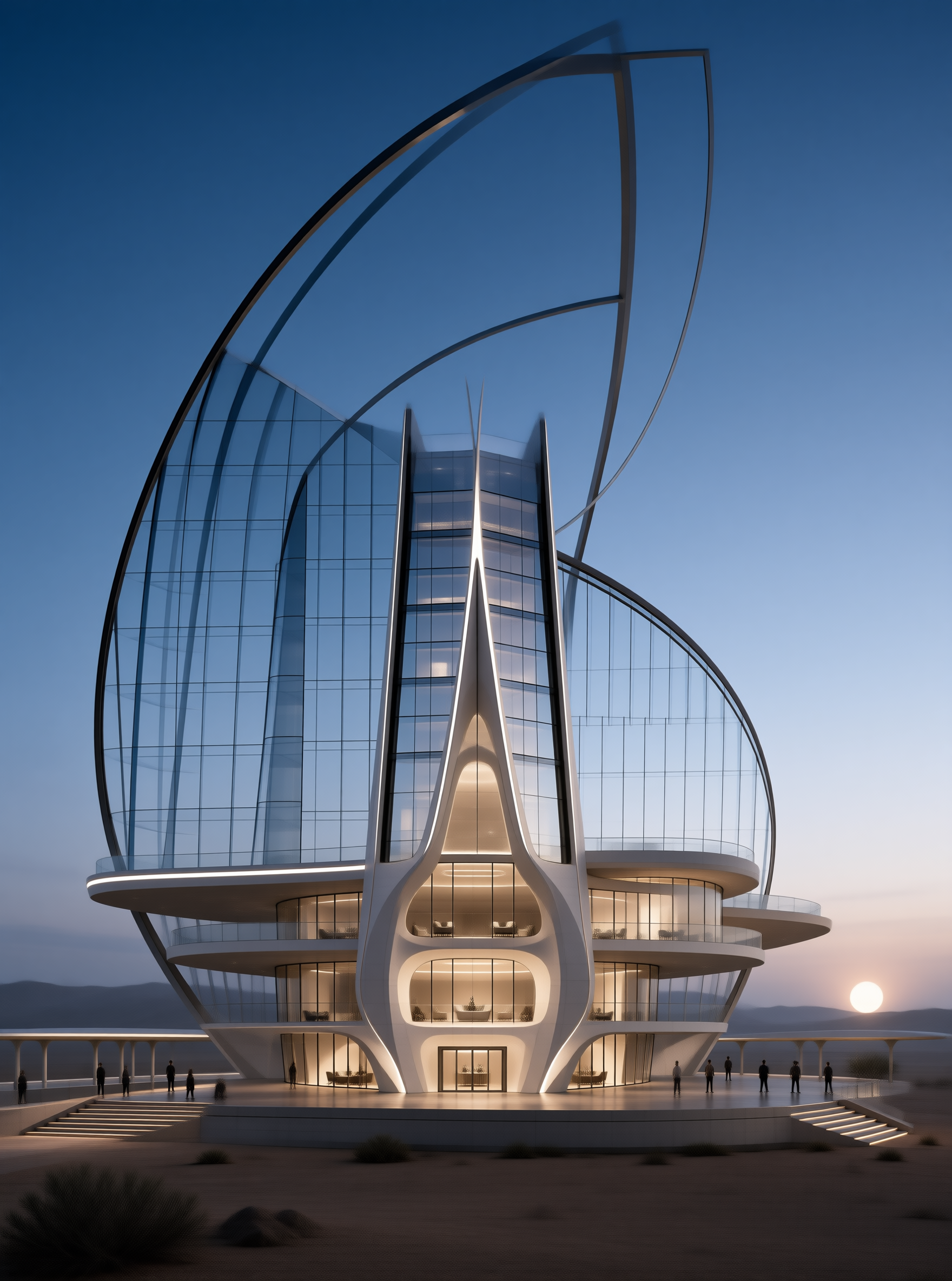 Futuristic Desert Villa