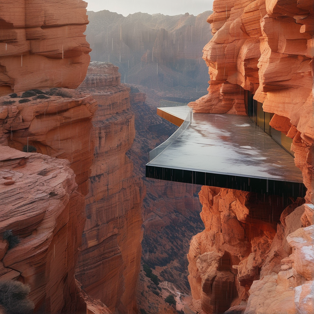 Canyon Glass Overhang