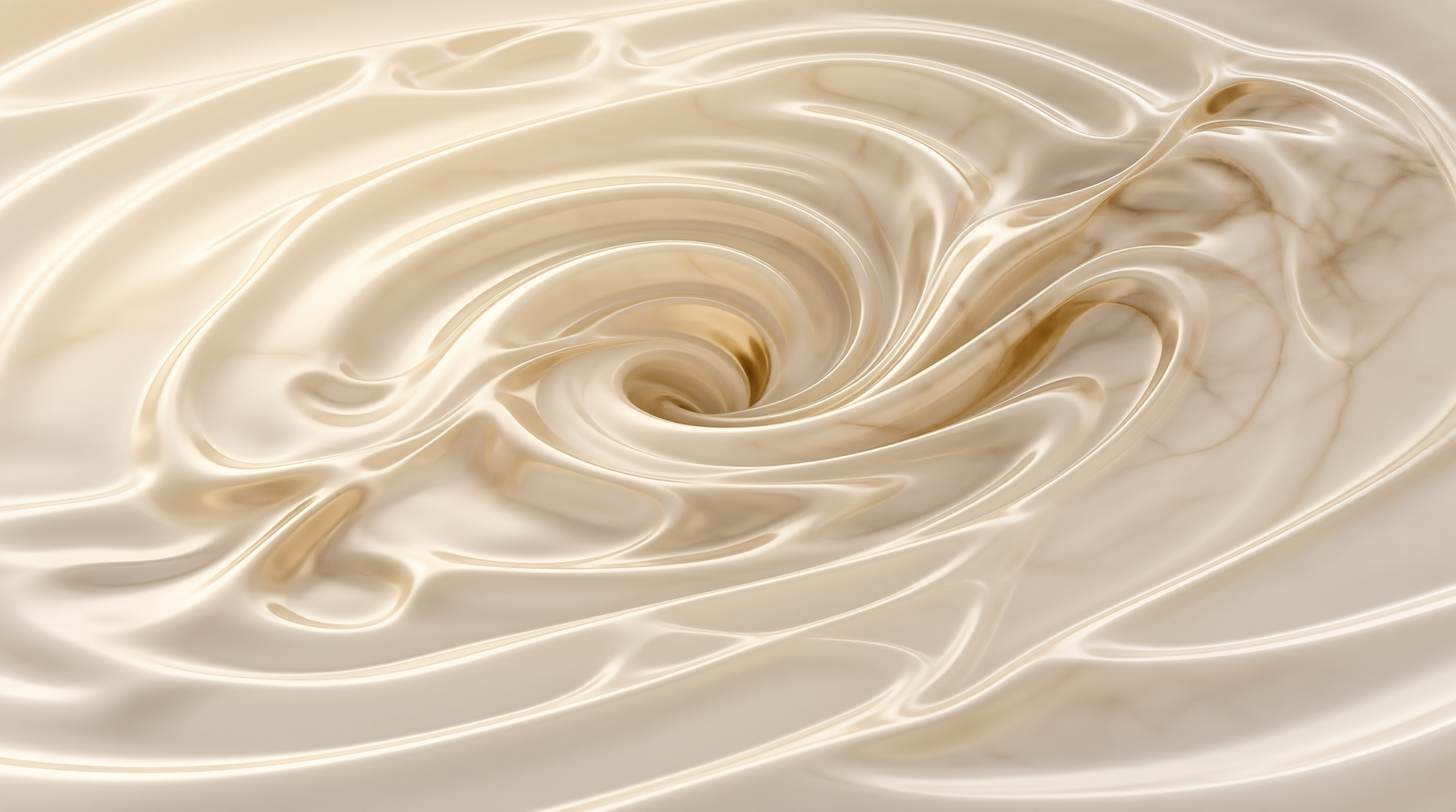 Swirling Creamy Fluid