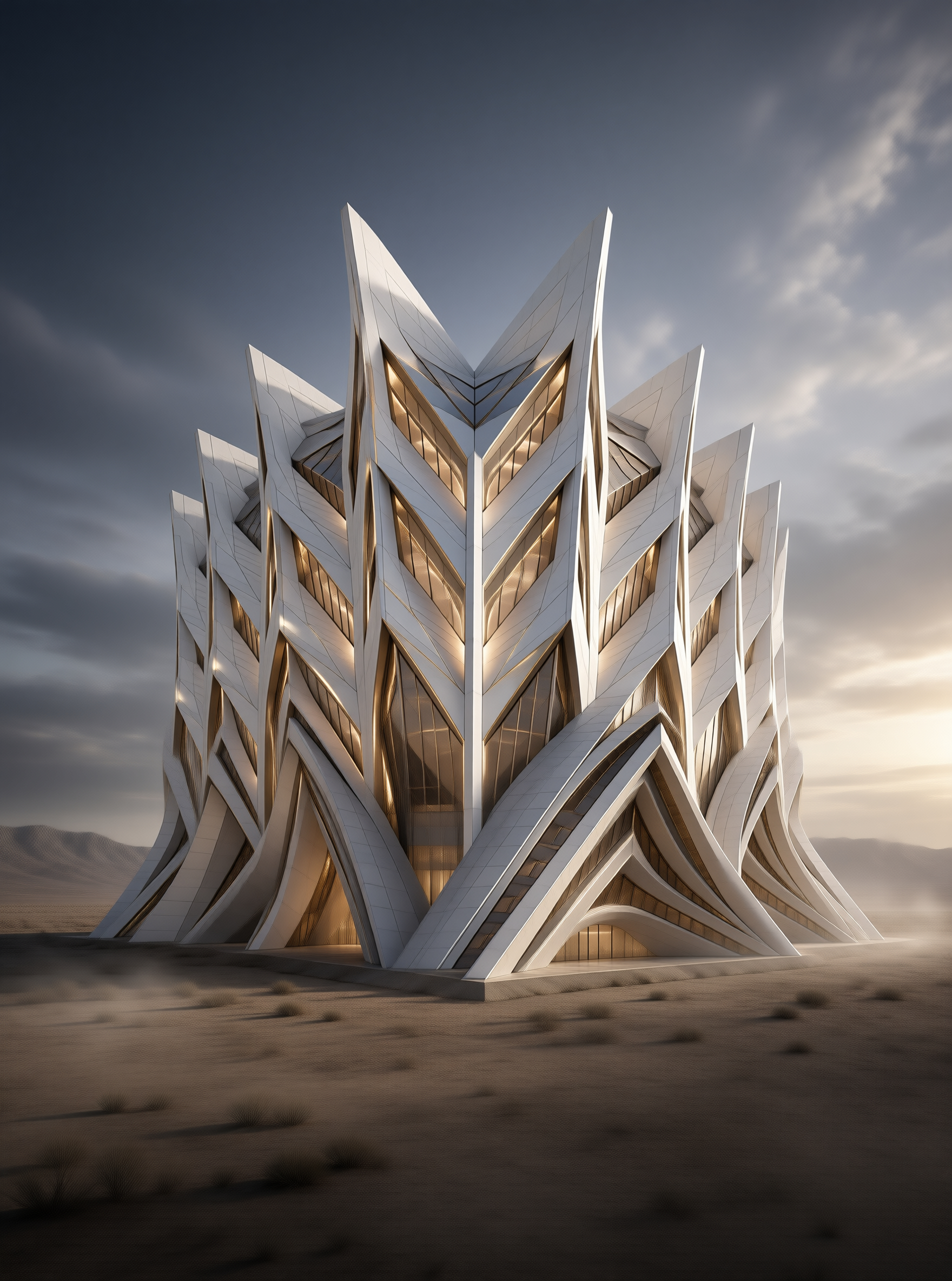 Futuristic Desert Structure