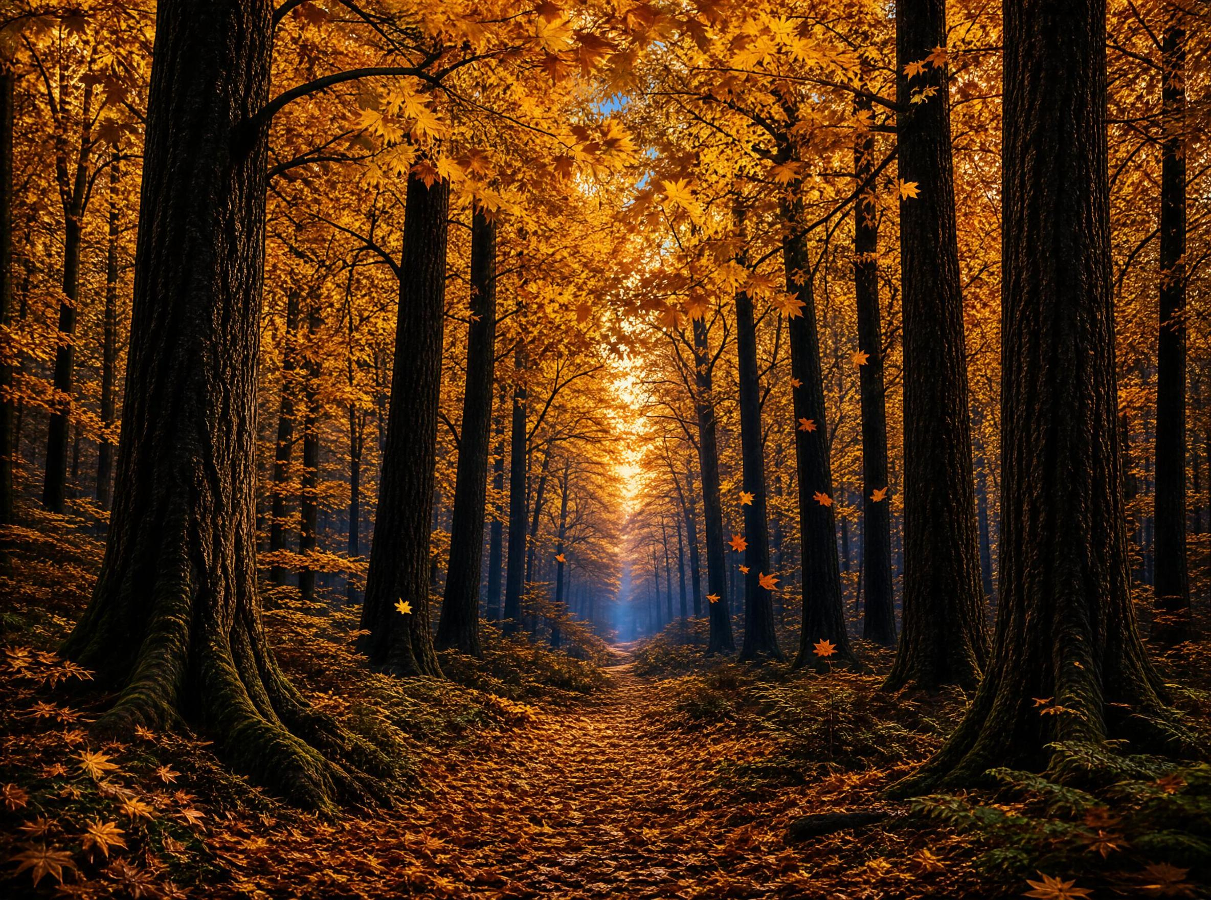 Autumn Forest Path