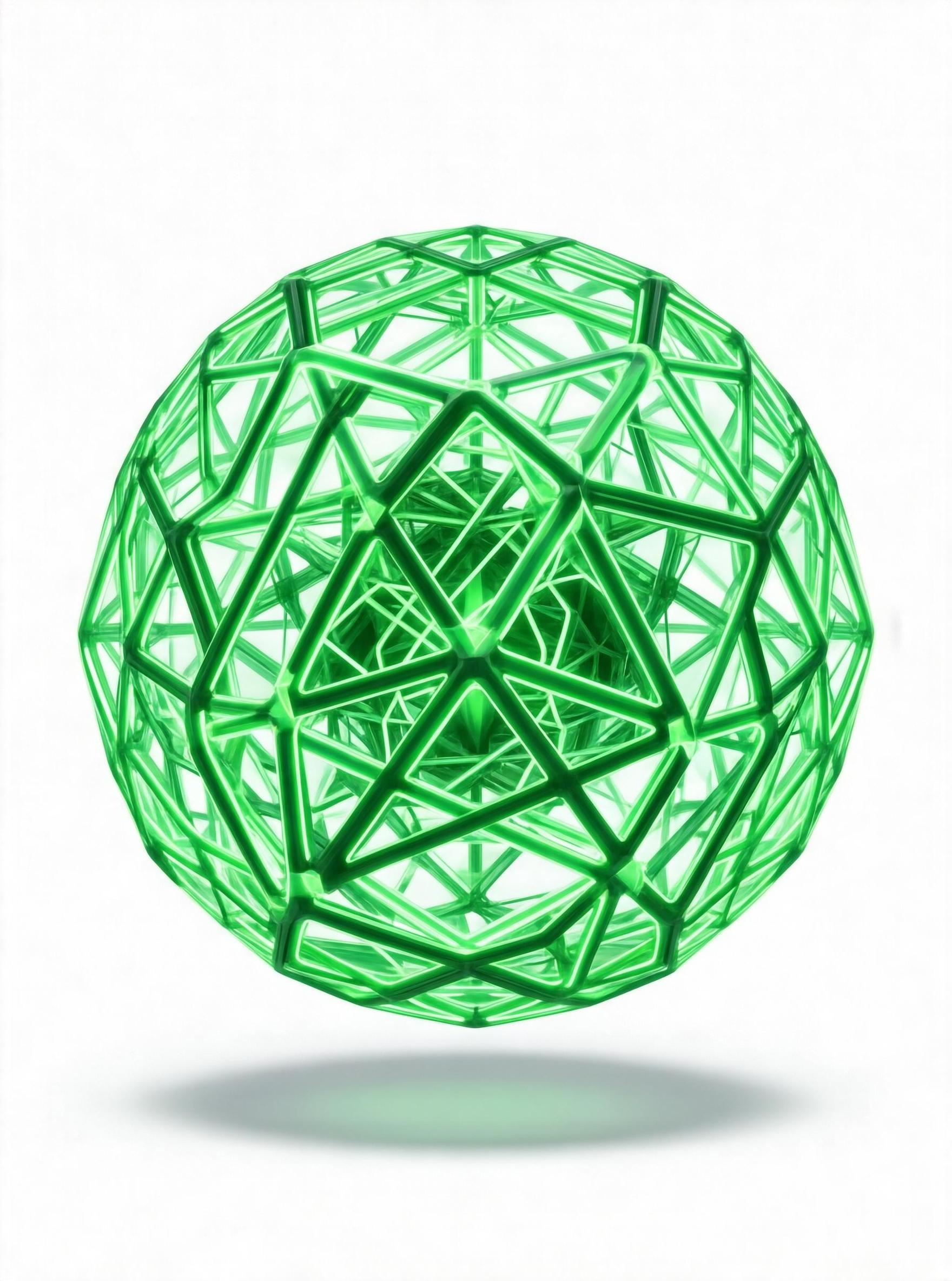Green Geometric Sphere