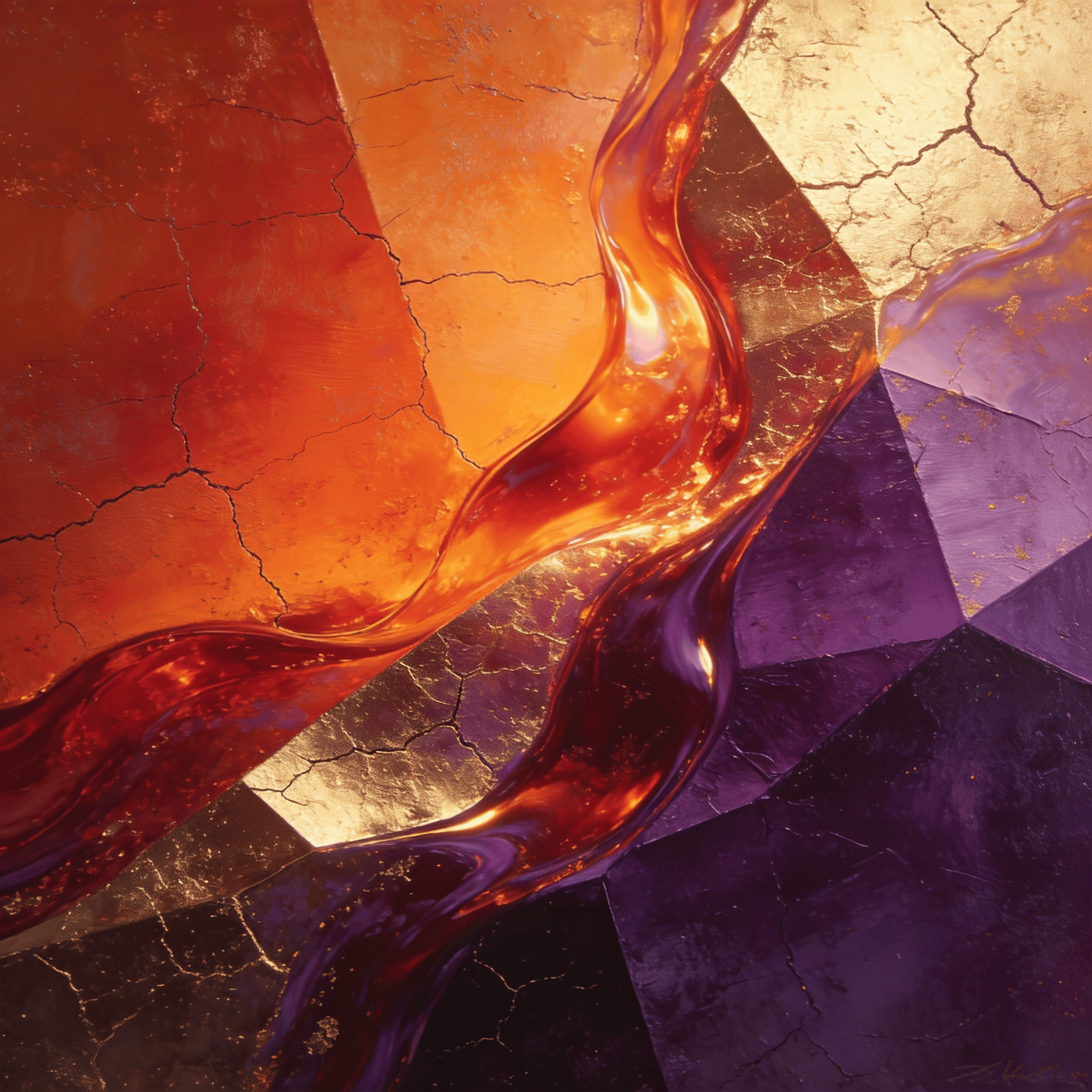 Molten Geometry — Where Liquid Light Meets the Sharp Edge