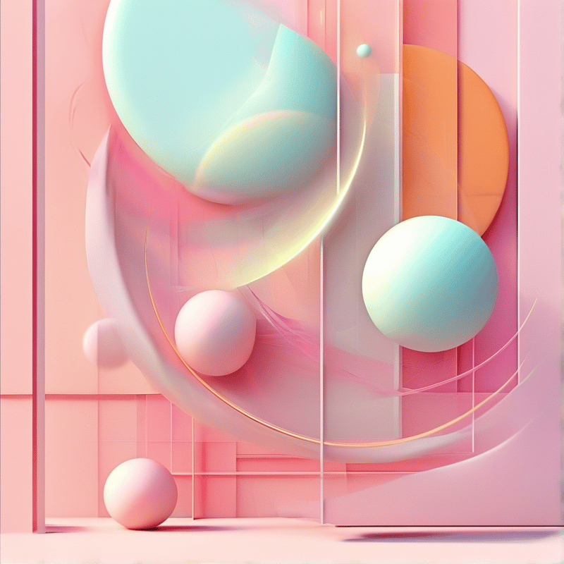 Pastel Abstract Geometry