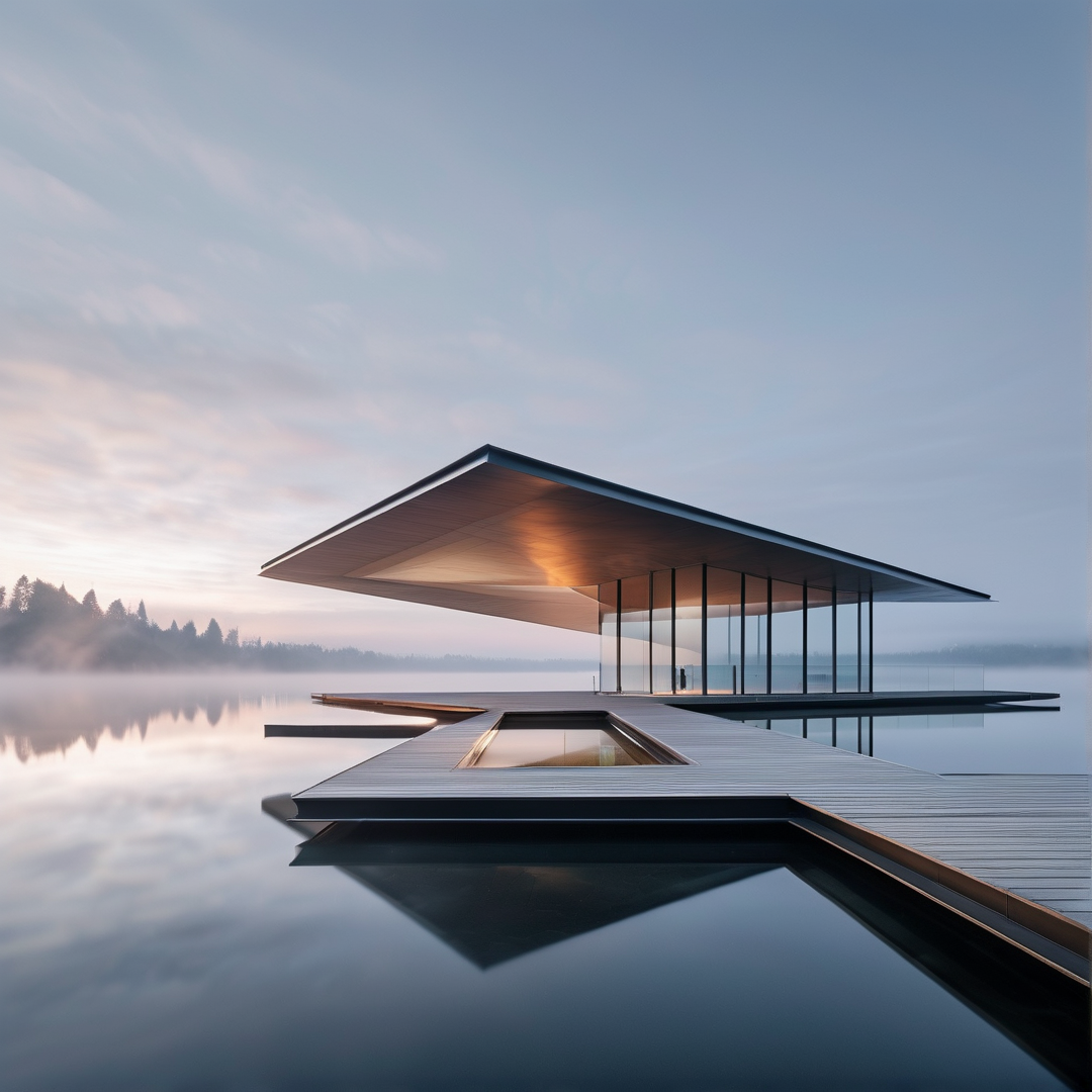 Modern Lake Pavilion