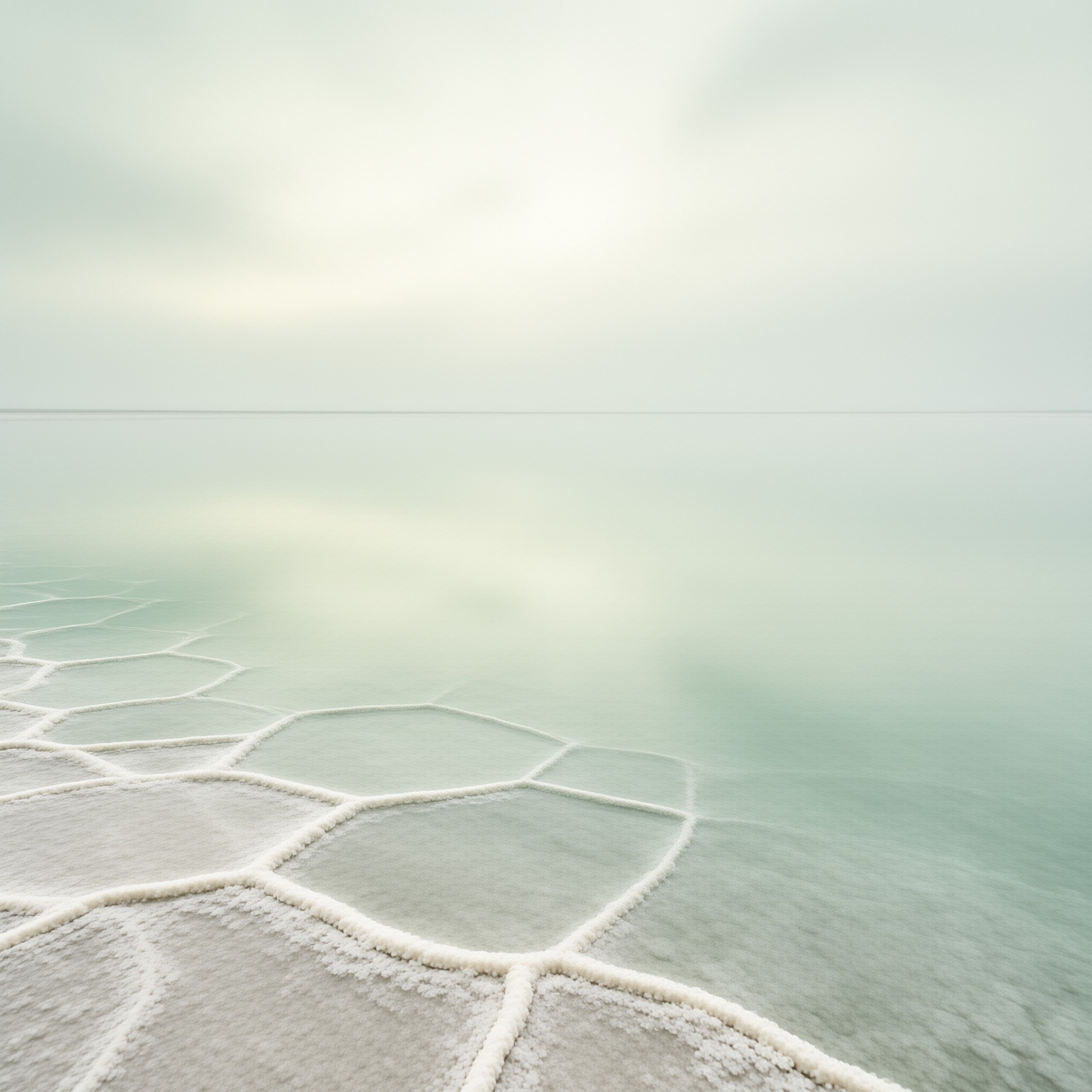 Foggy Polygonal Landscape