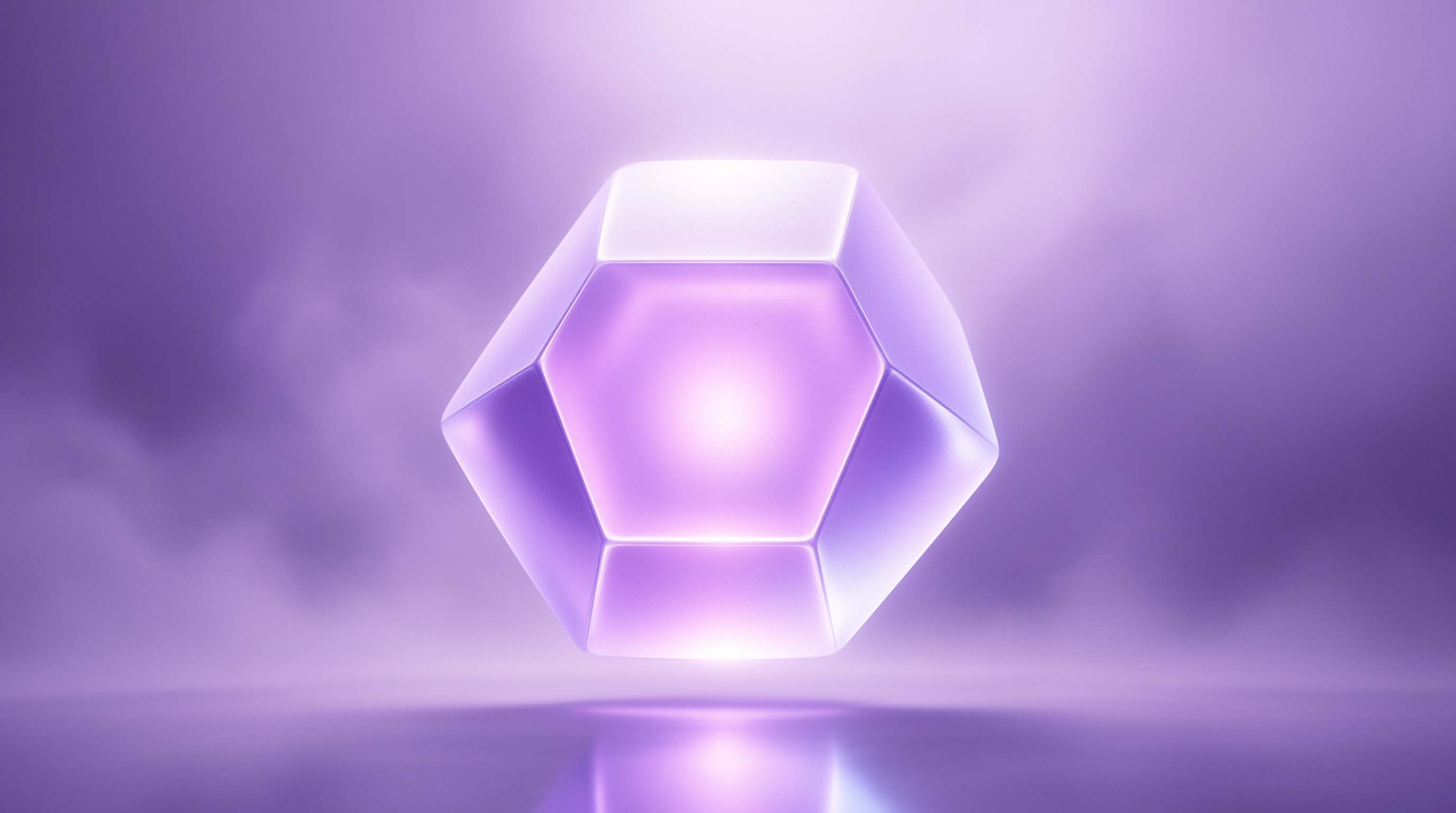 Glowing Purple Crystal