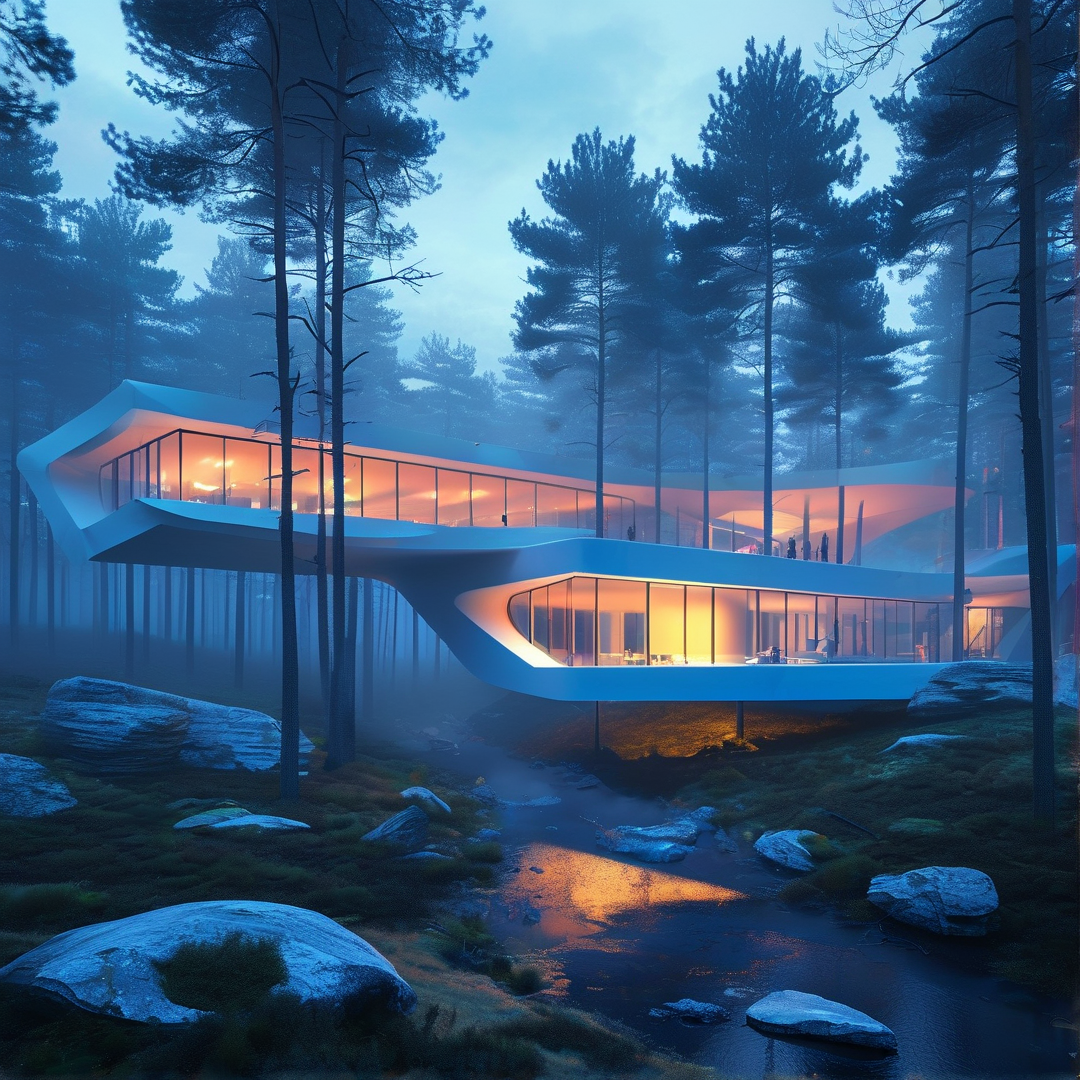 Futuristic Forest Villa