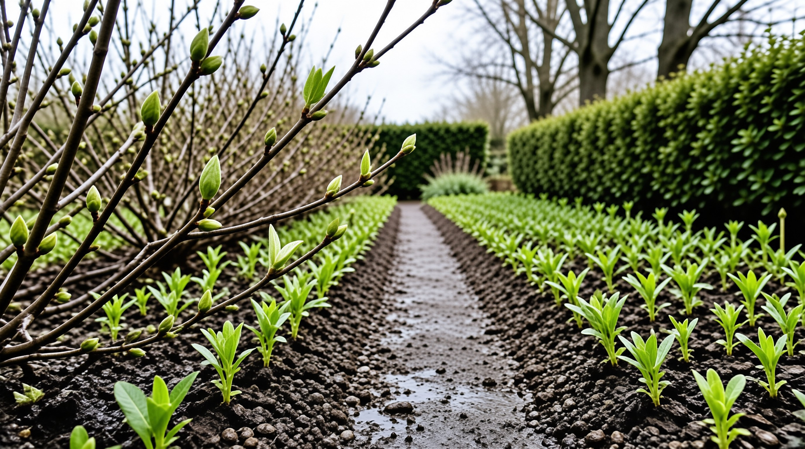 Spring Garden Rows
