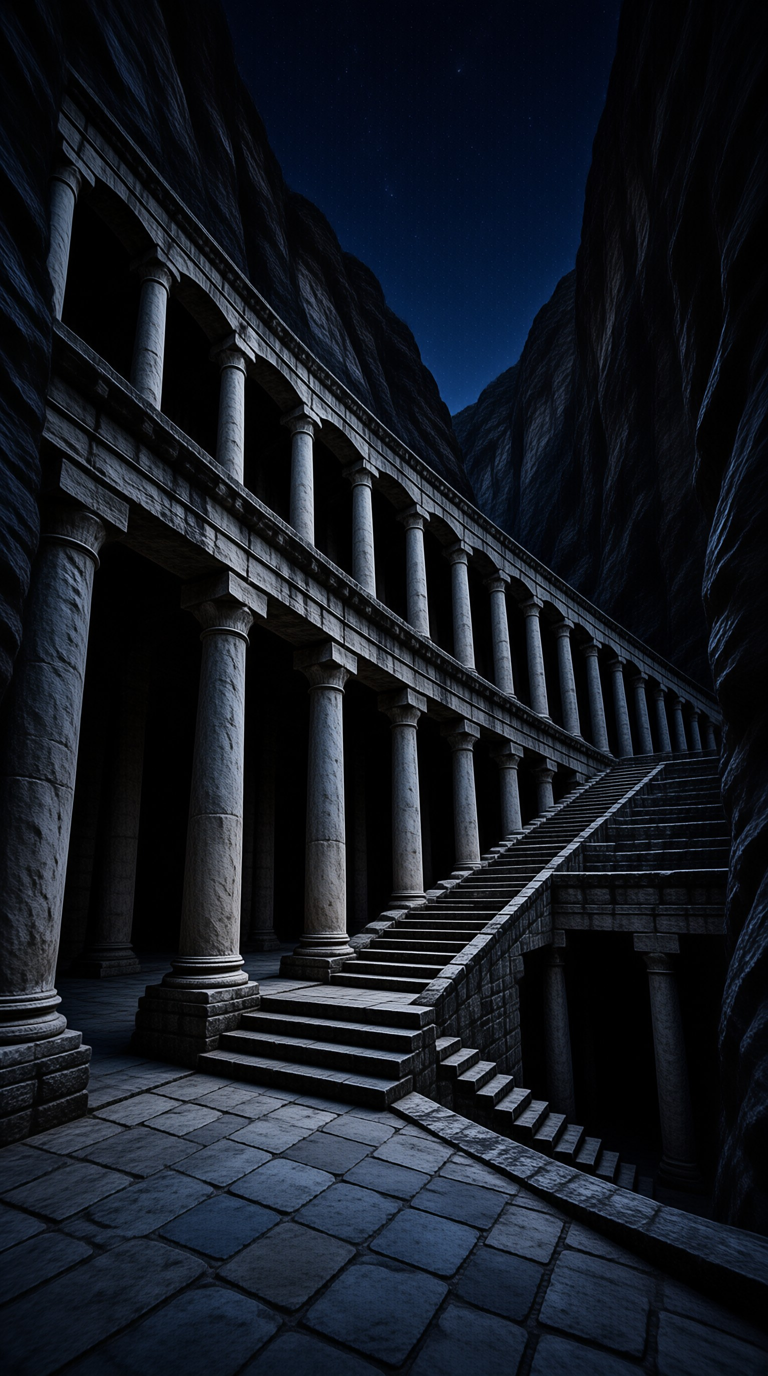 Ancient Temple in Canyon
