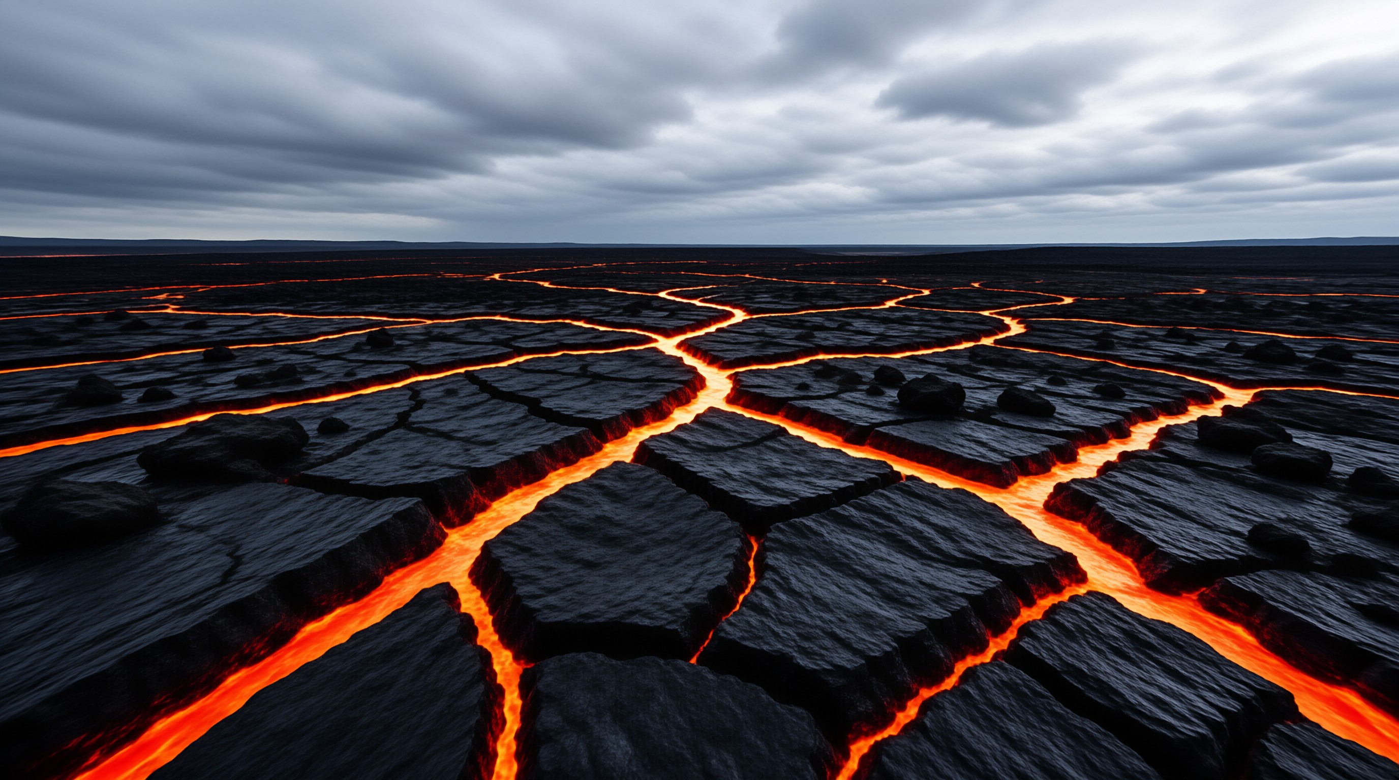 Cracked Lava Field
